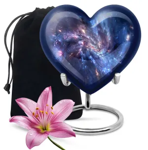 Galaxy Urn Tranquil Purple Meadow Cremation Memorabilia