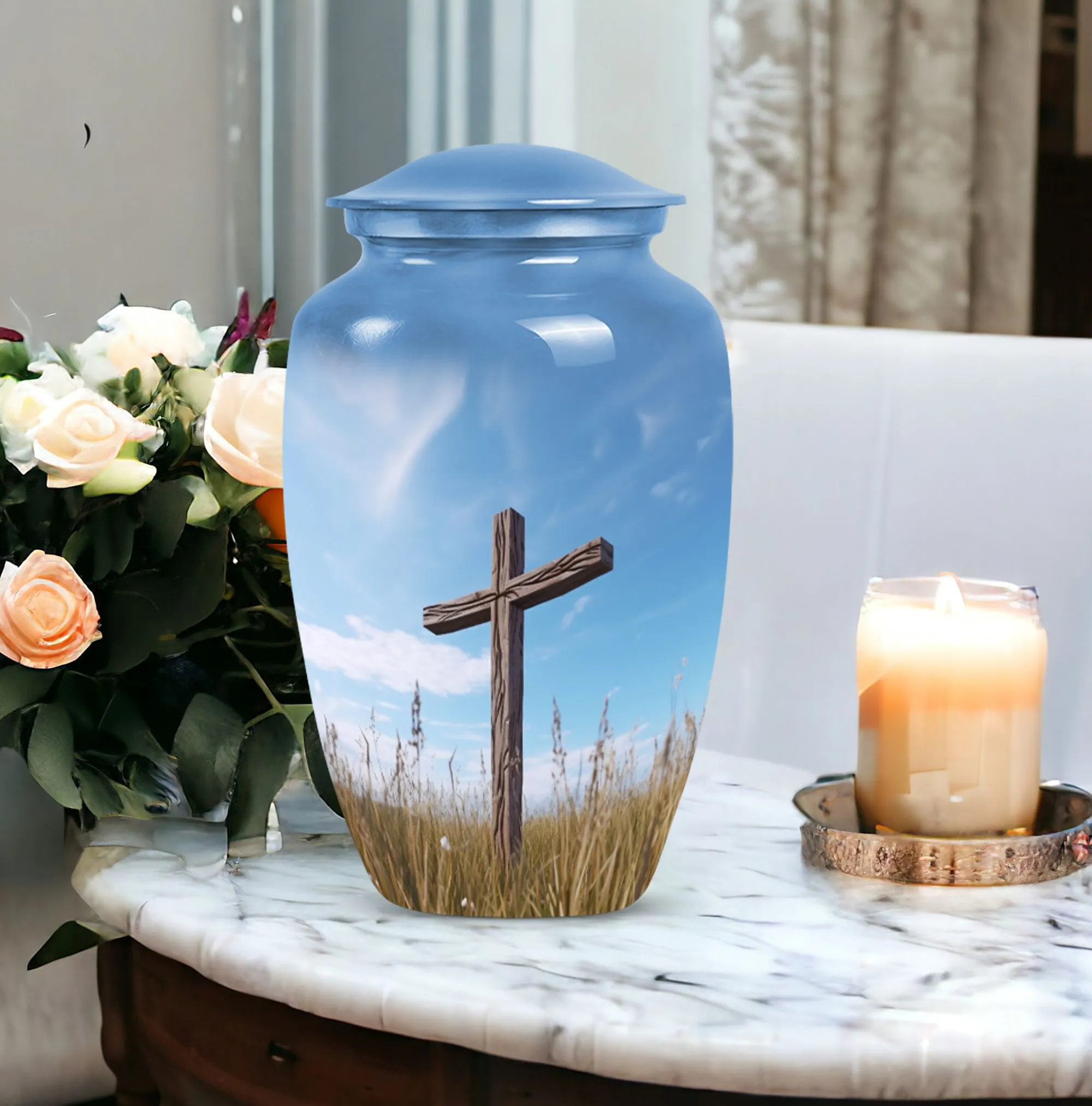 Graceful Jesus Urns for Mom and Dad's Cherished Ashes