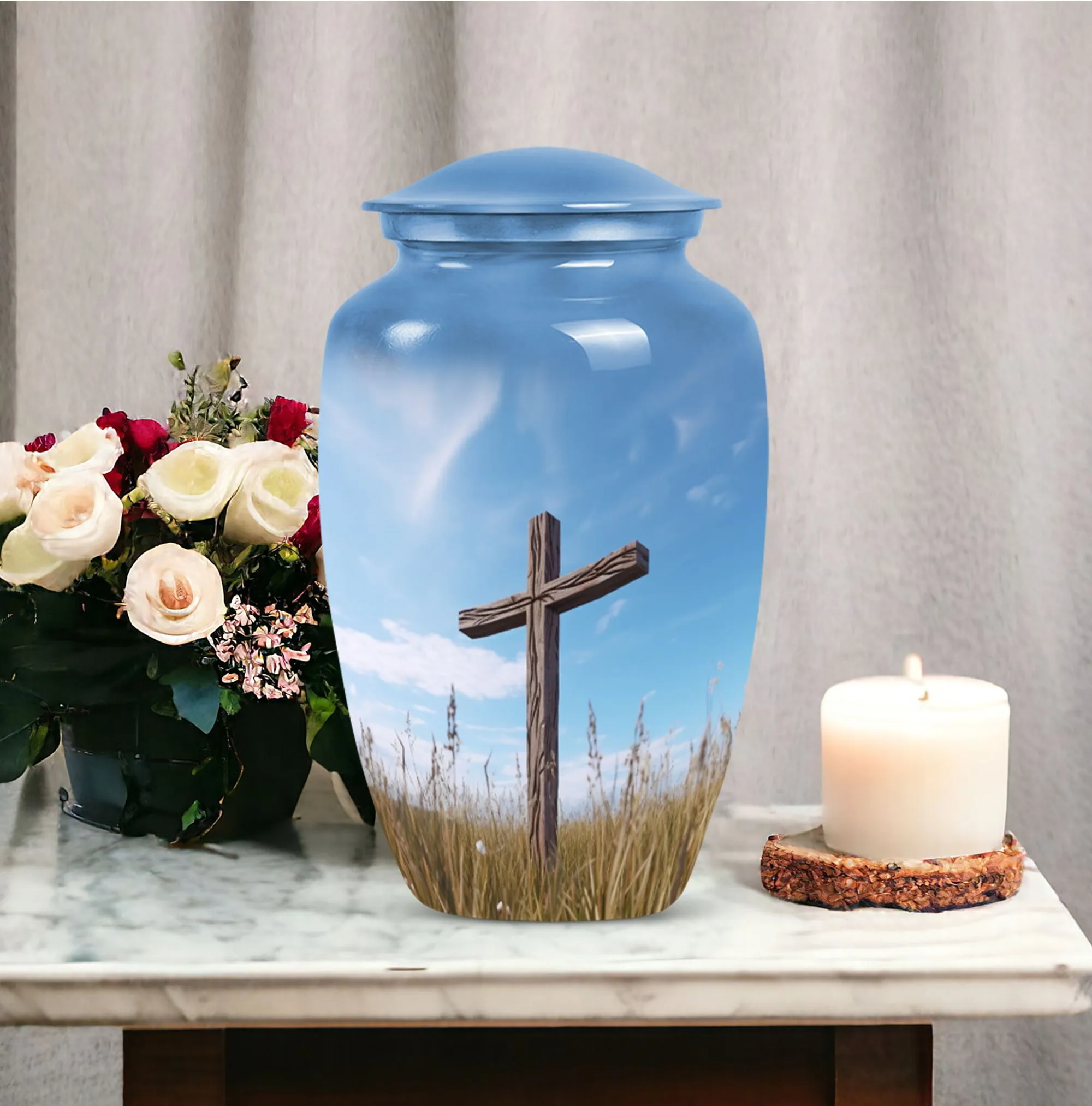 Graceful Jesus Urns for Mom and Dad's Cherished Ashes