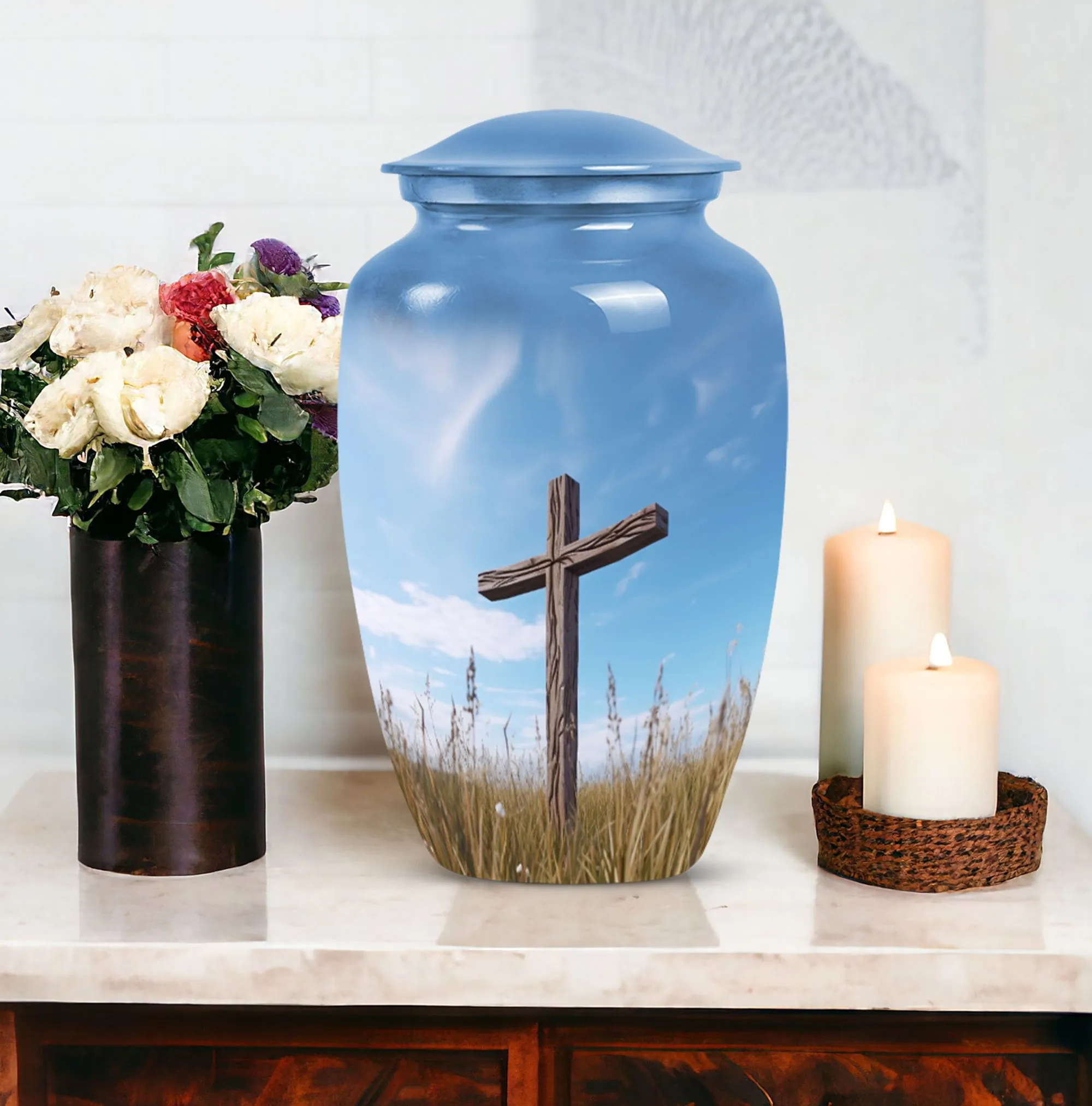 Graceful Jesus Urns for Mom and Dad's Cherished Ashes