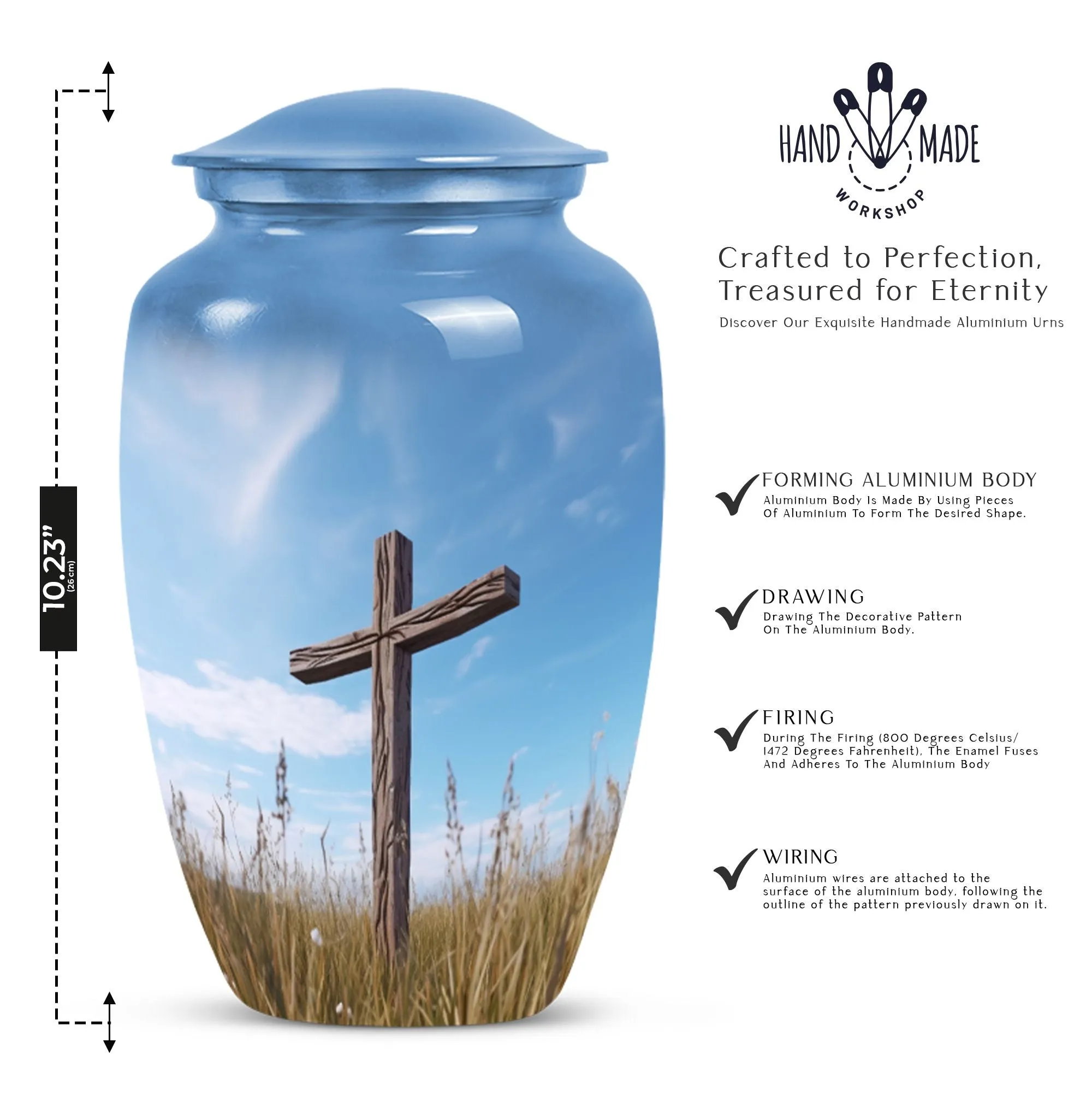 Graceful Jesus Urns for Mom and Dad's Cherished Ashes