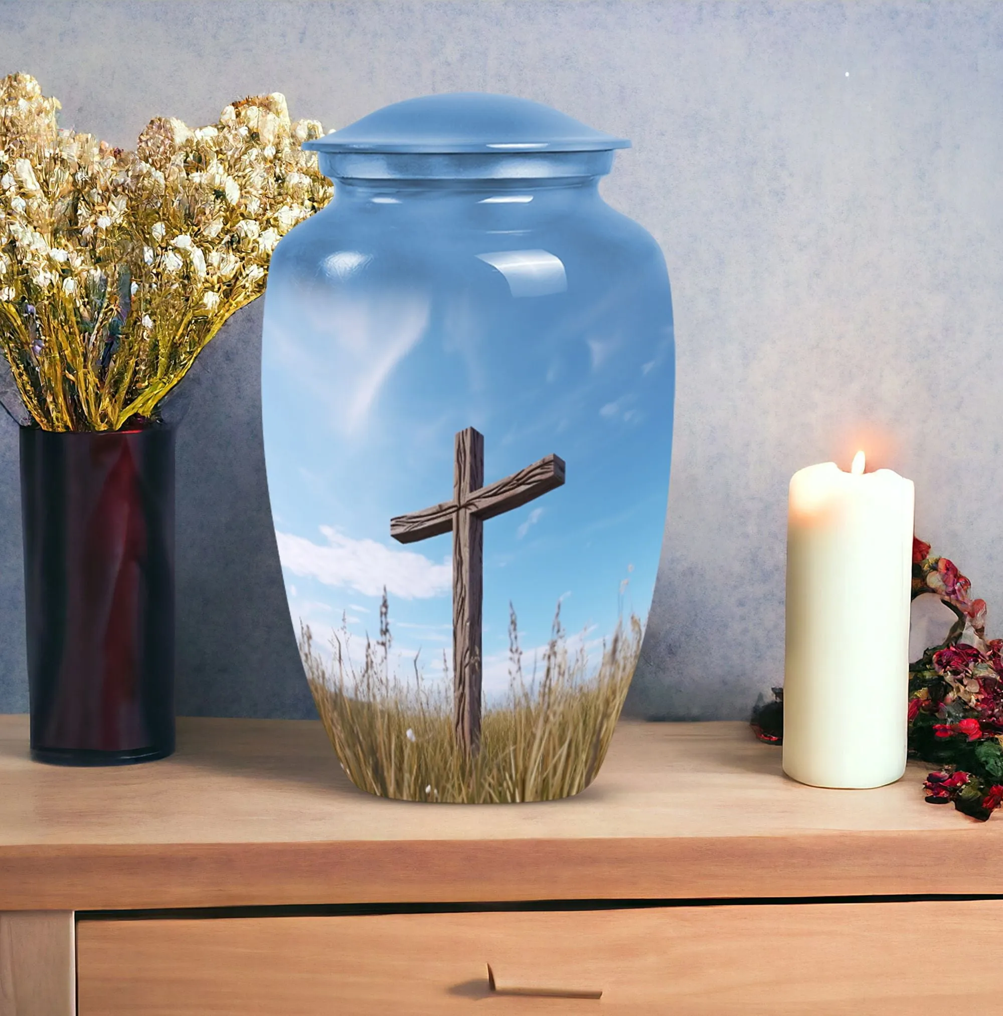 Graceful Jesus Urns for Mom and Dad's Cherished Ashes