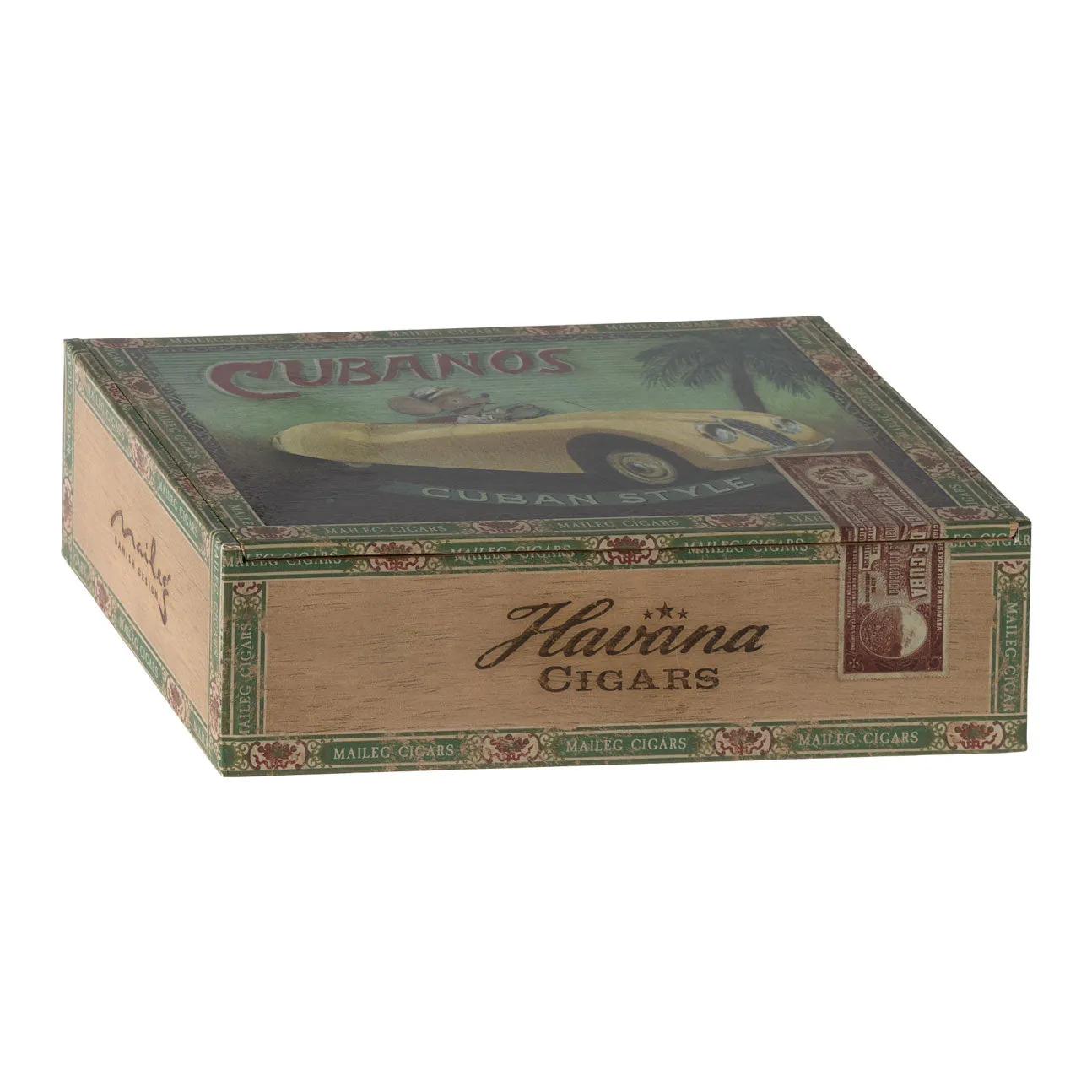 Grandma and Grandpa Mice in Cigarbox