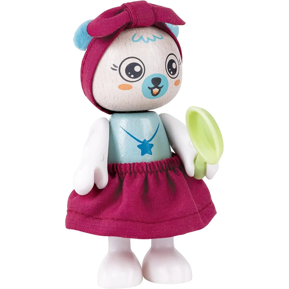Hape Polar Bear Family - Playful Wooden Animal Figurines