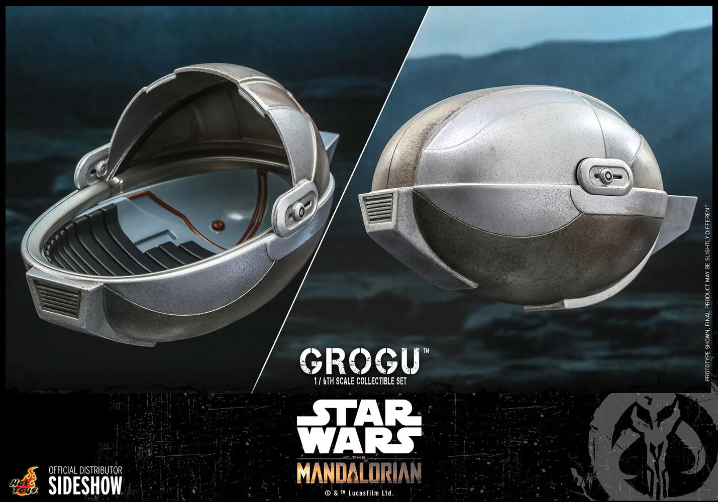 Hot Toys - Grogu™ Sixth Scale Figure Set (The Mandalorian)