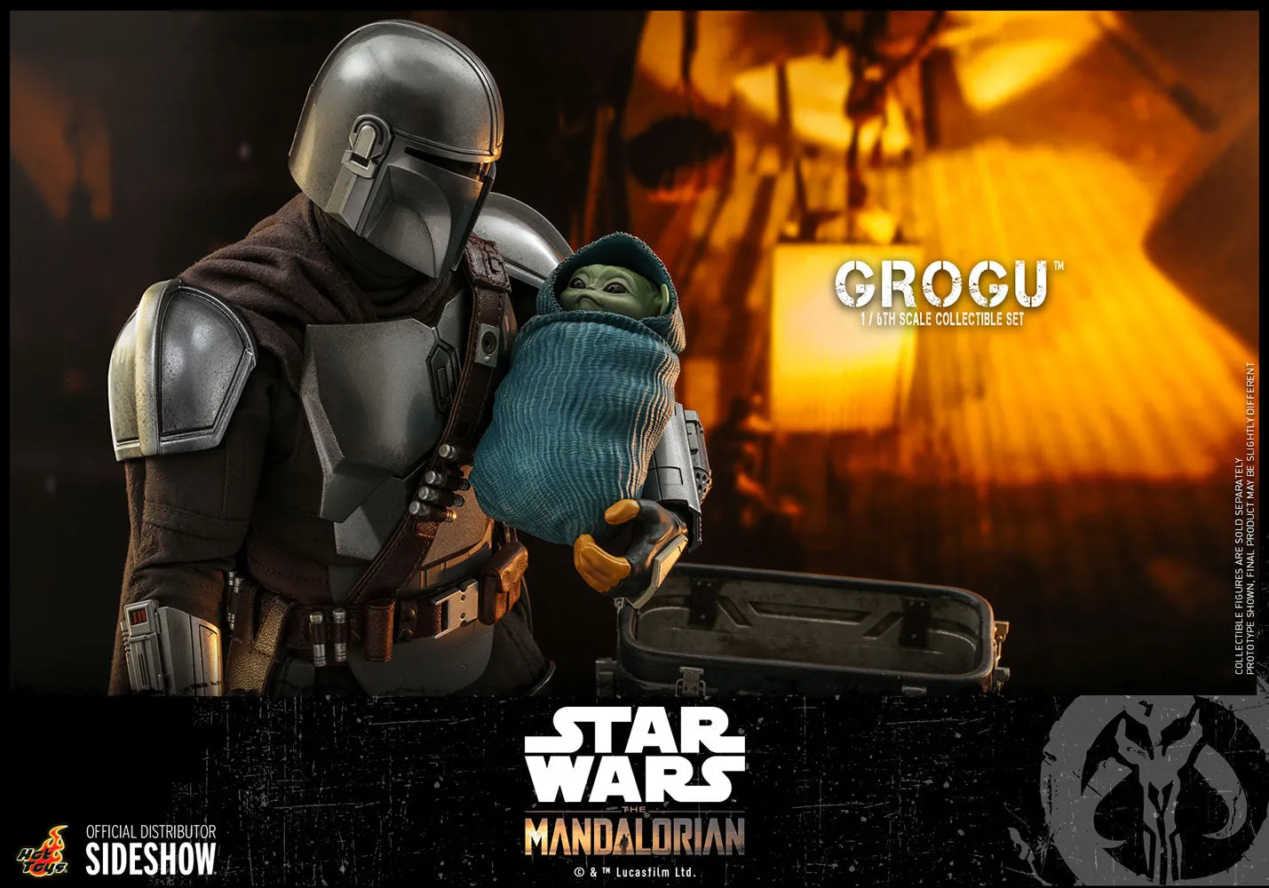 Hot Toys - Grogu™ Sixth Scale Figure Set (The Mandalorian)