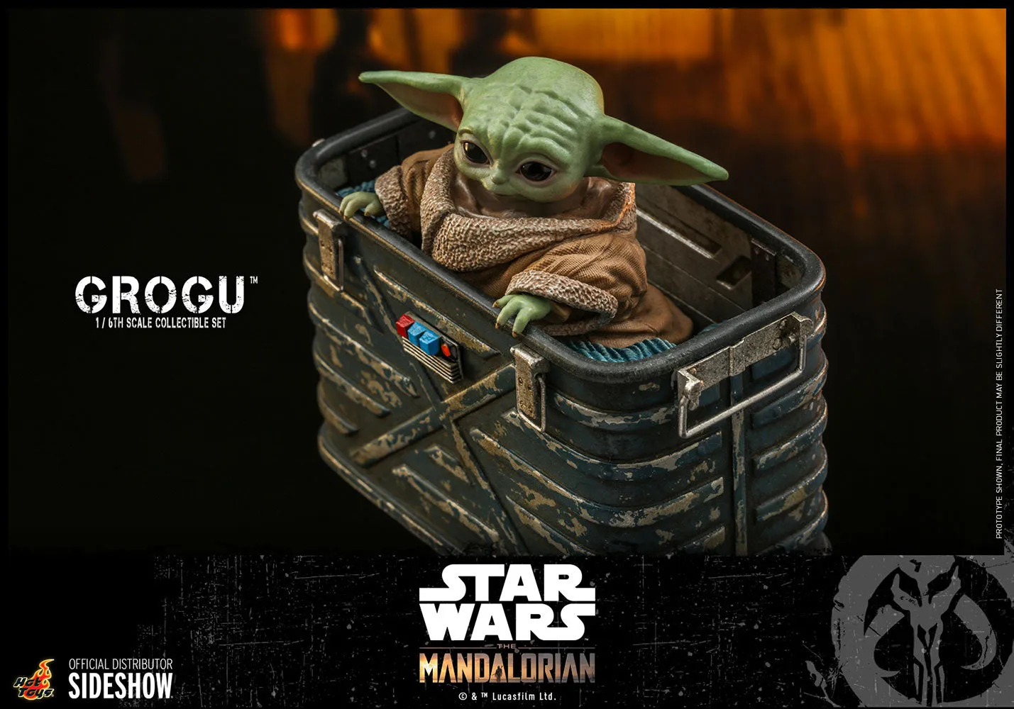 Hot Toys - Grogu™ Sixth Scale Figure Set (The Mandalorian)