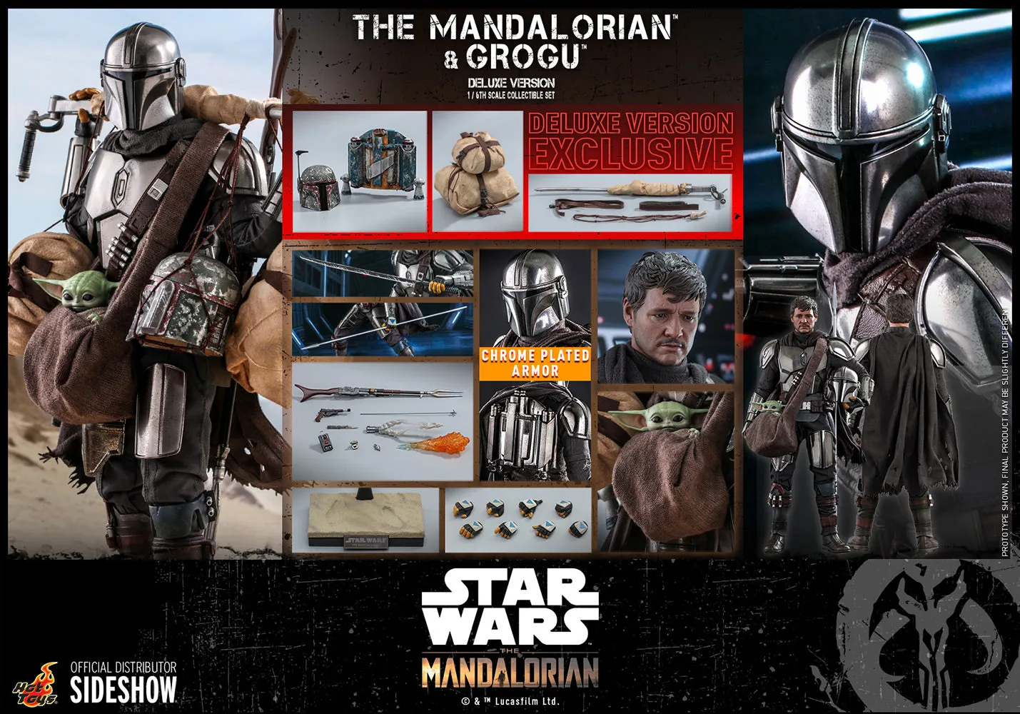 Hot Toys The Mandalorian™ and Grogu™ (Deluxe Version)