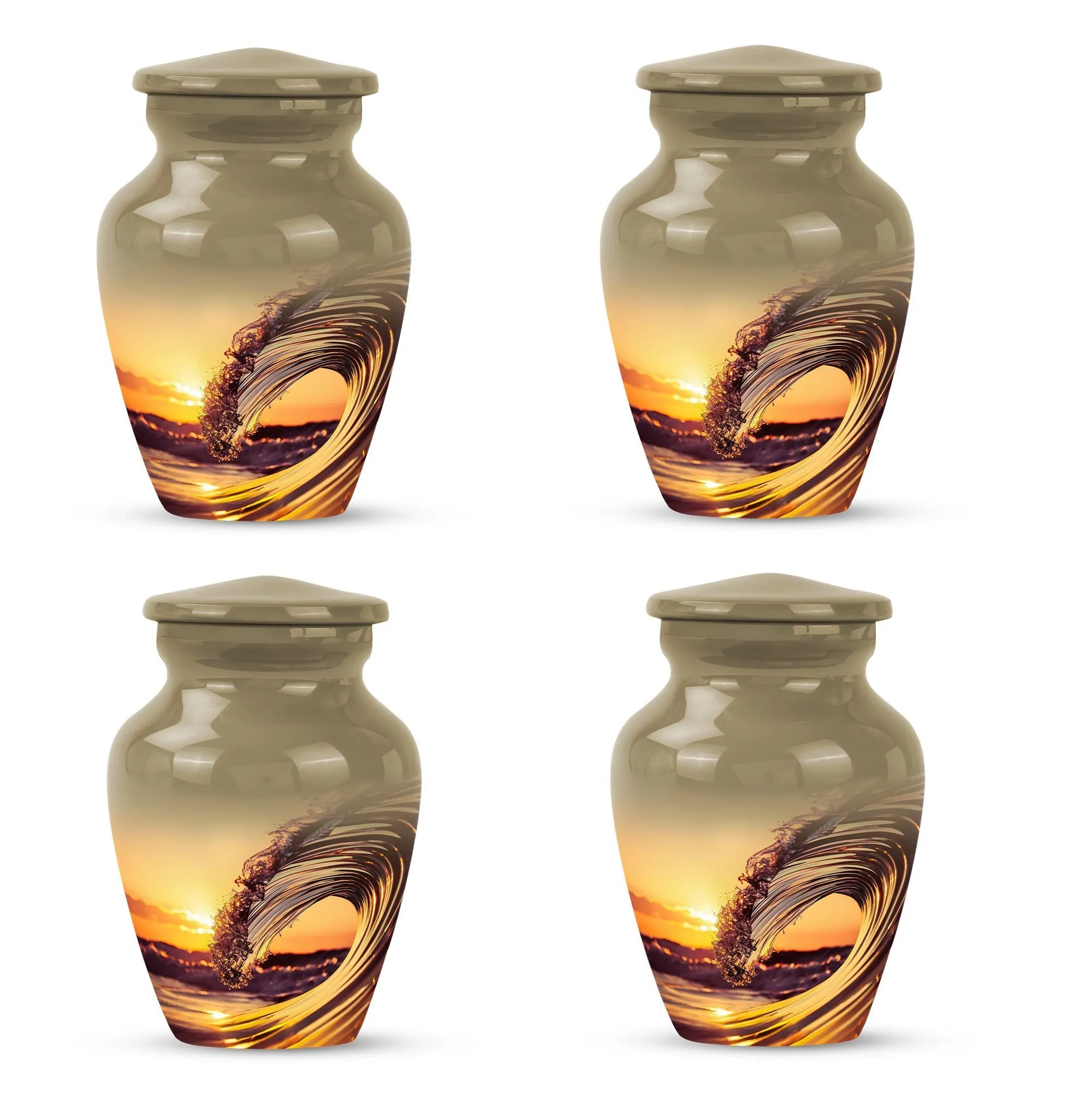 Incredible Ocean Waves : Timeless Cremation Urn Masterpiece