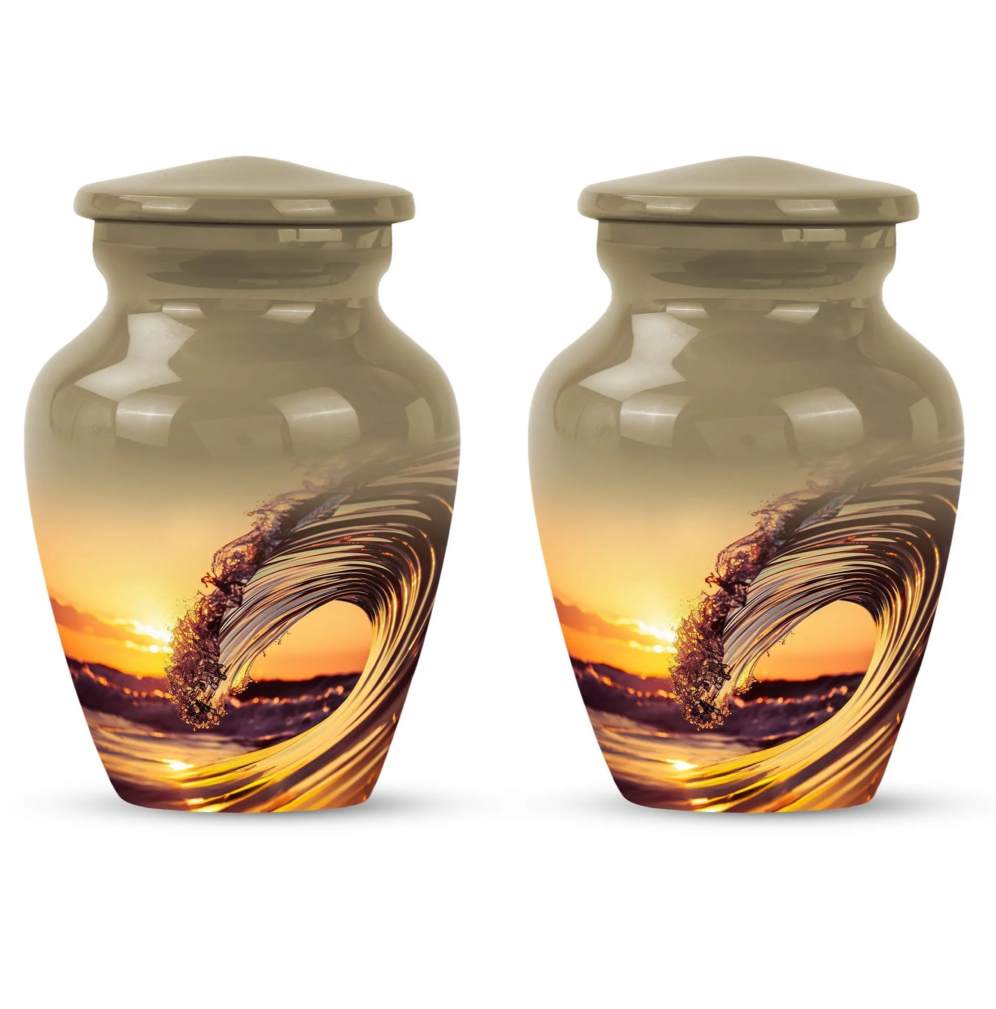 Incredible Ocean Waves : Timeless Cremation Urn Masterpiece