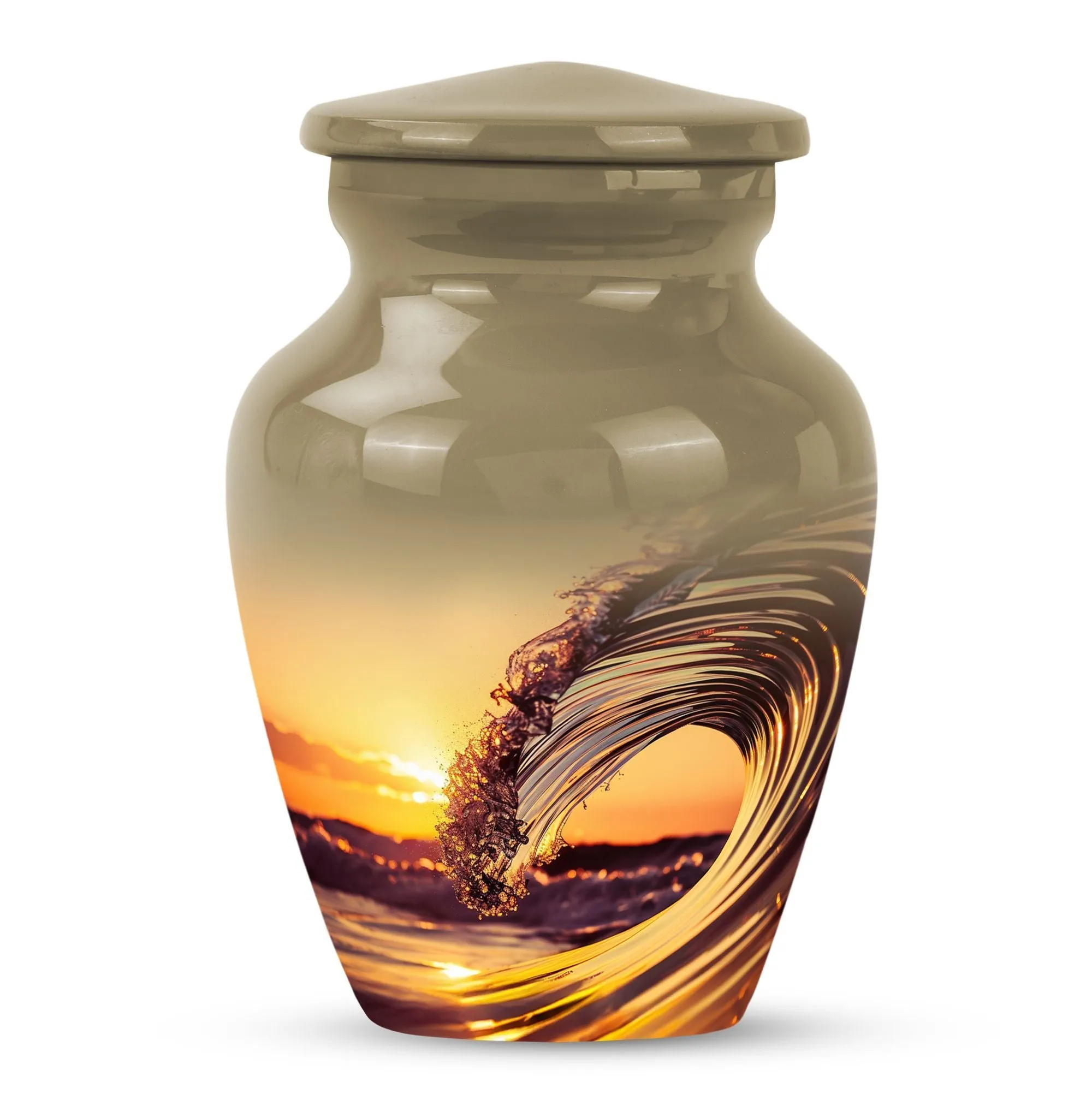 Incredible Ocean Waves : Timeless Cremation Urn Masterpiece