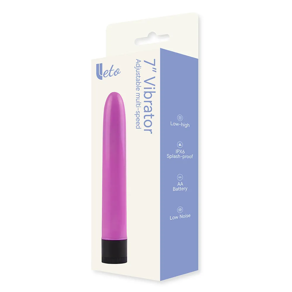 Leto Delia Multispeed 7" Straight Vibrator