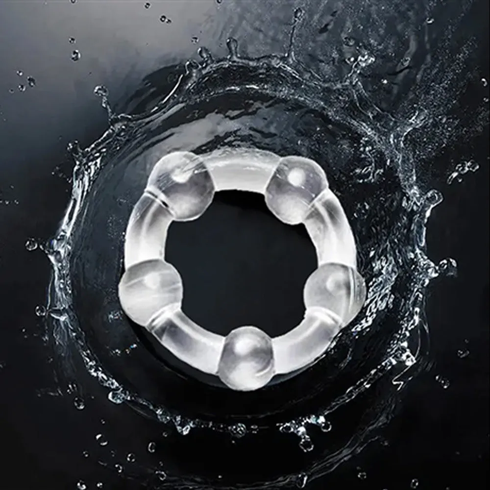 Leto Stay Hard Beaded Cock Rings 3-Pack