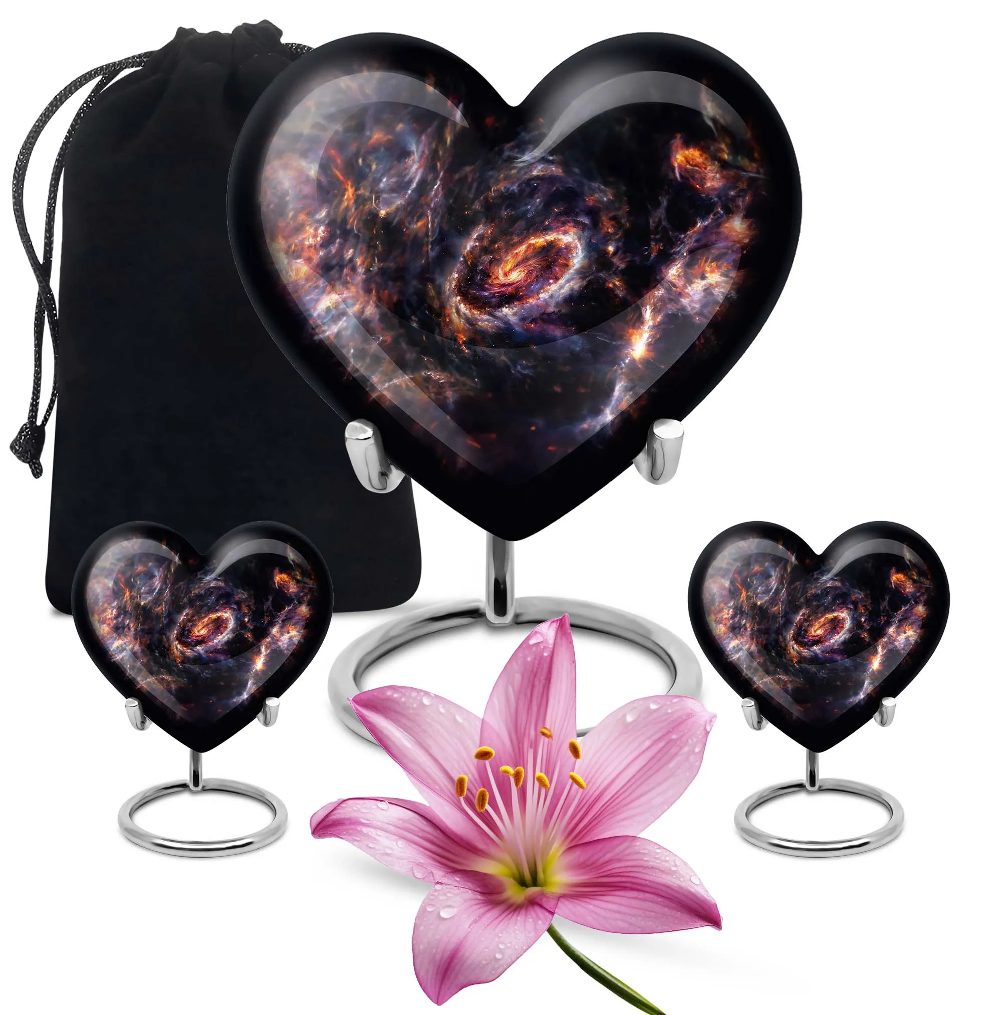 Love's Embrace - Exquisite Galaxy Theme Urn Tribute