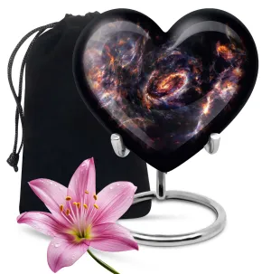 Love's Embrace - Exquisite Galaxy Theme Urn Tribute