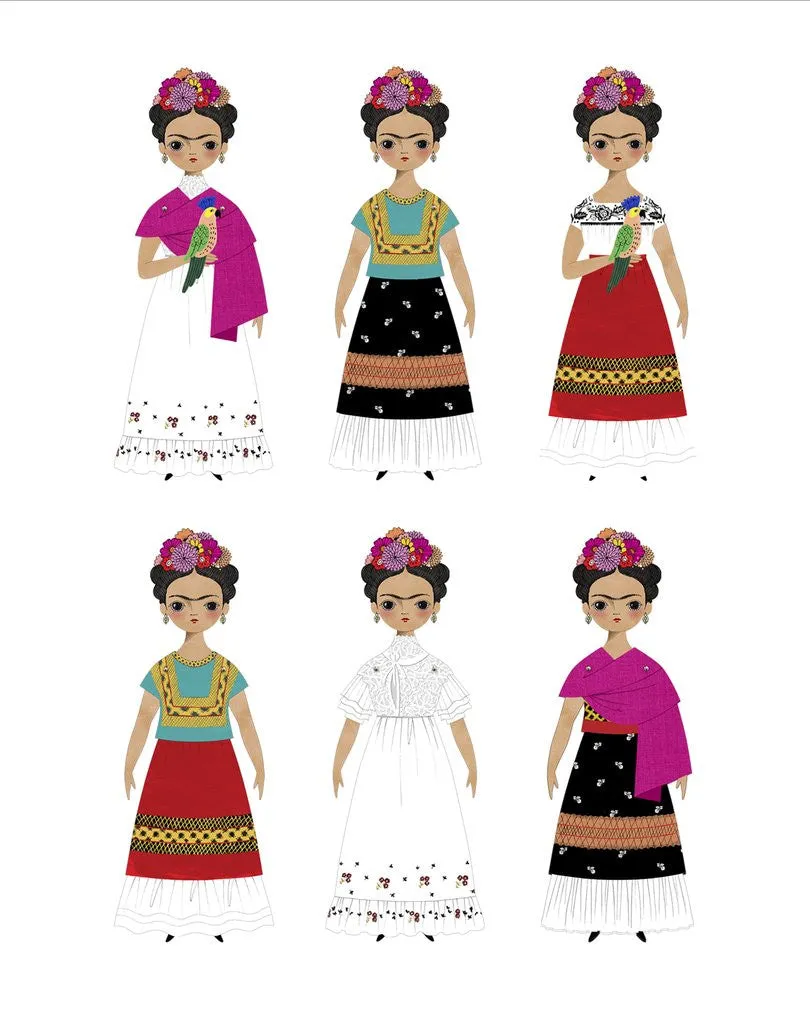 Mailable Paper Doll Kit Frida