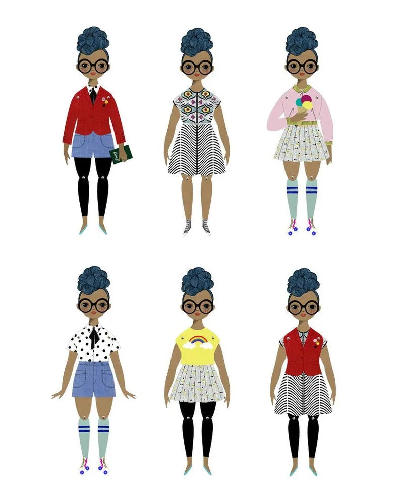 Mailable Paper Doll Kit Rosemarie