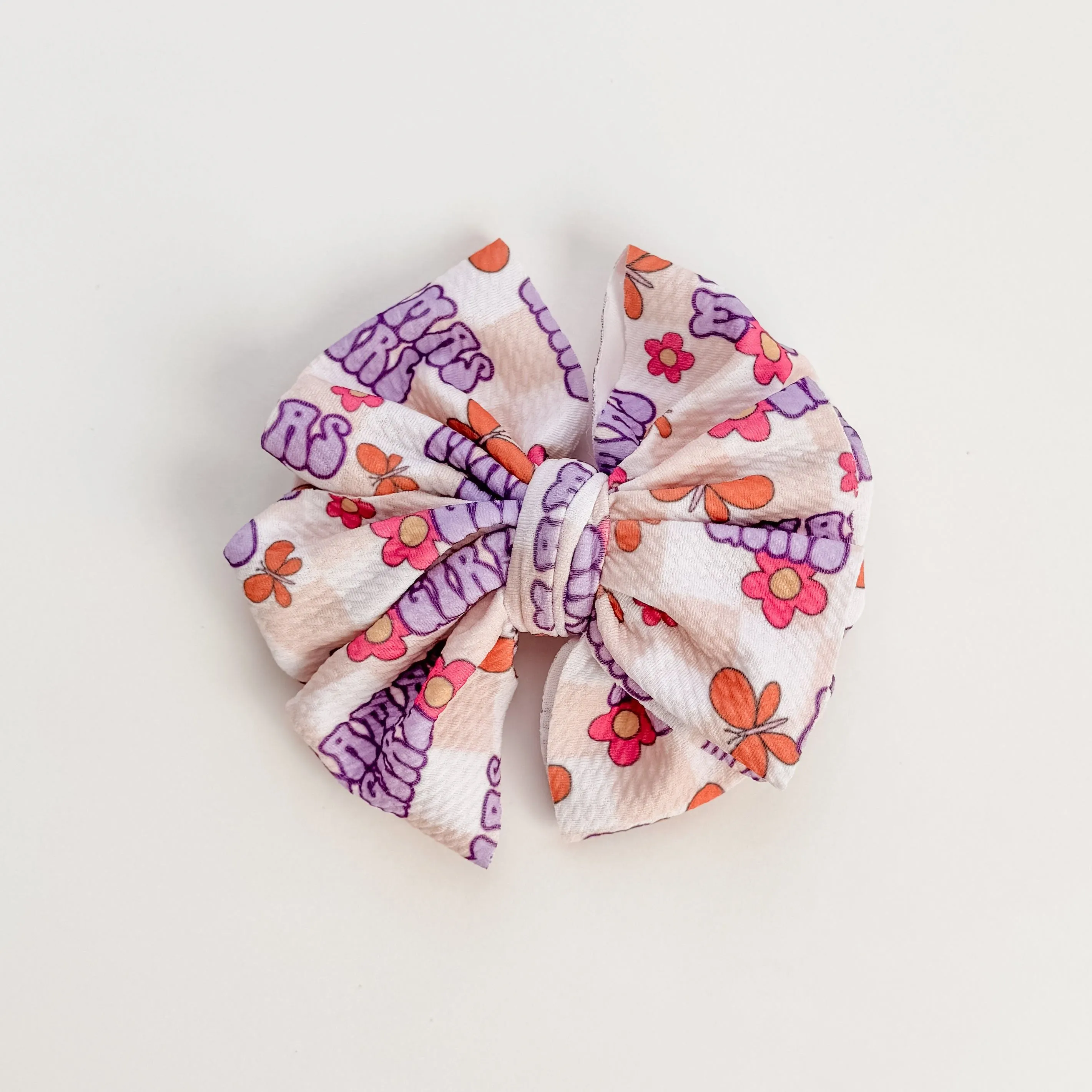 Mamas Girl Purple Bow