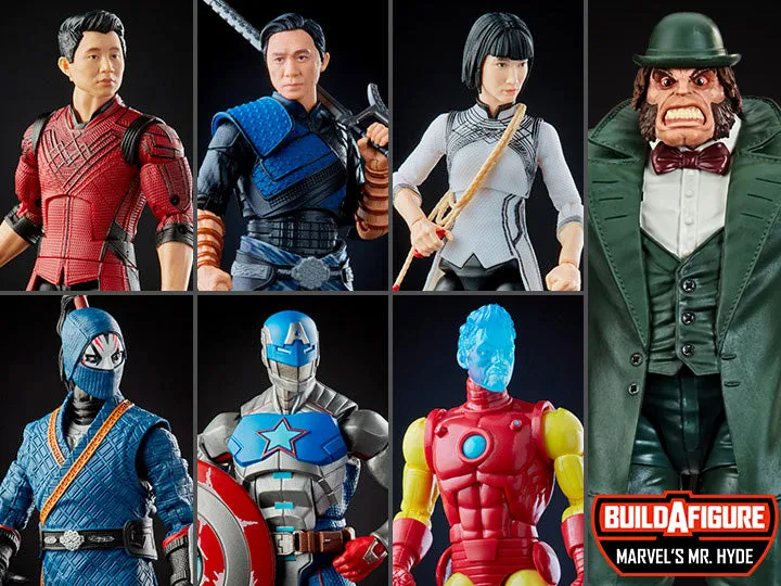 Marvel Legends Shang-Chi Wave 1 set of 6 BAF Marvel's Mr. Hyde Action Figures