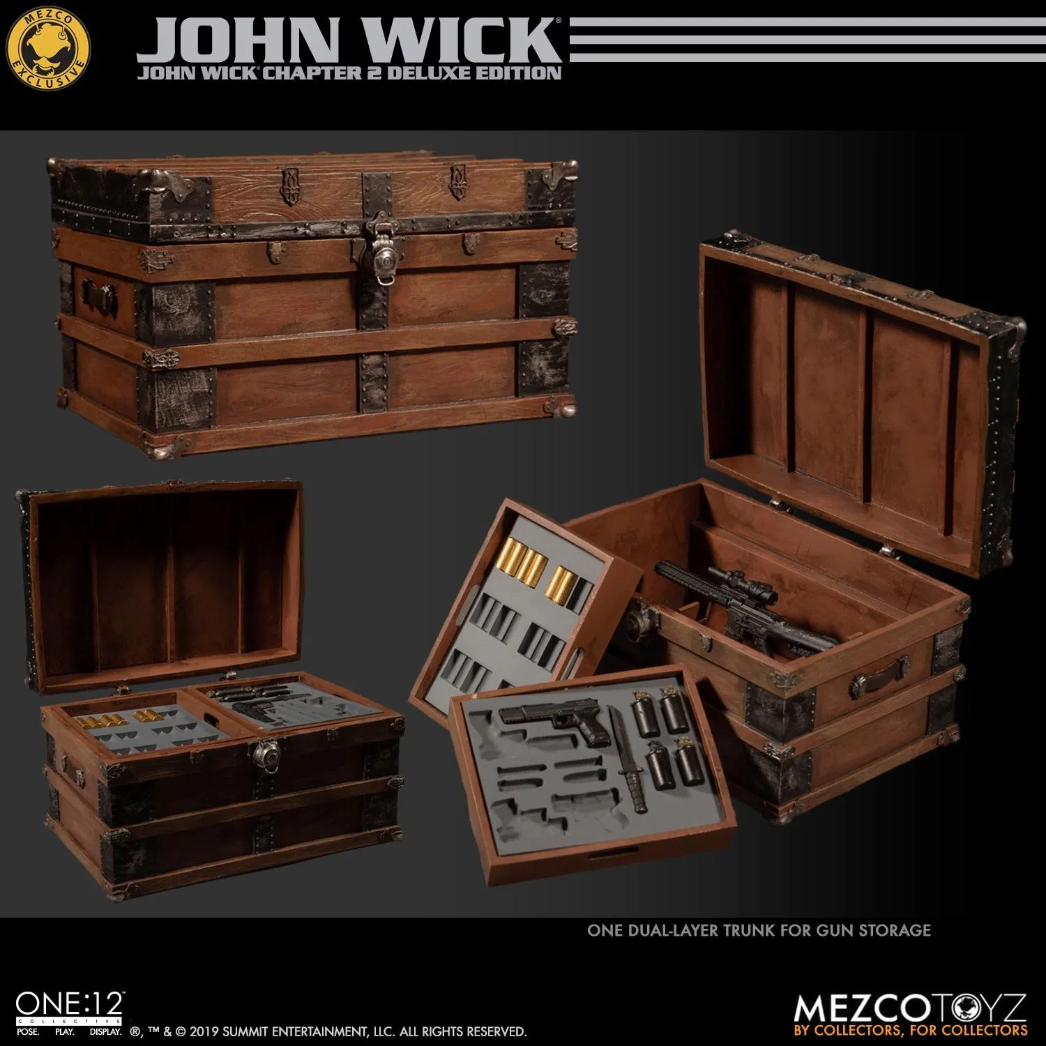 Mezco Toyz ONE:12 Collective John Wick Chapter 2 John Wick Deluxe Edition Exclusive Action Figure