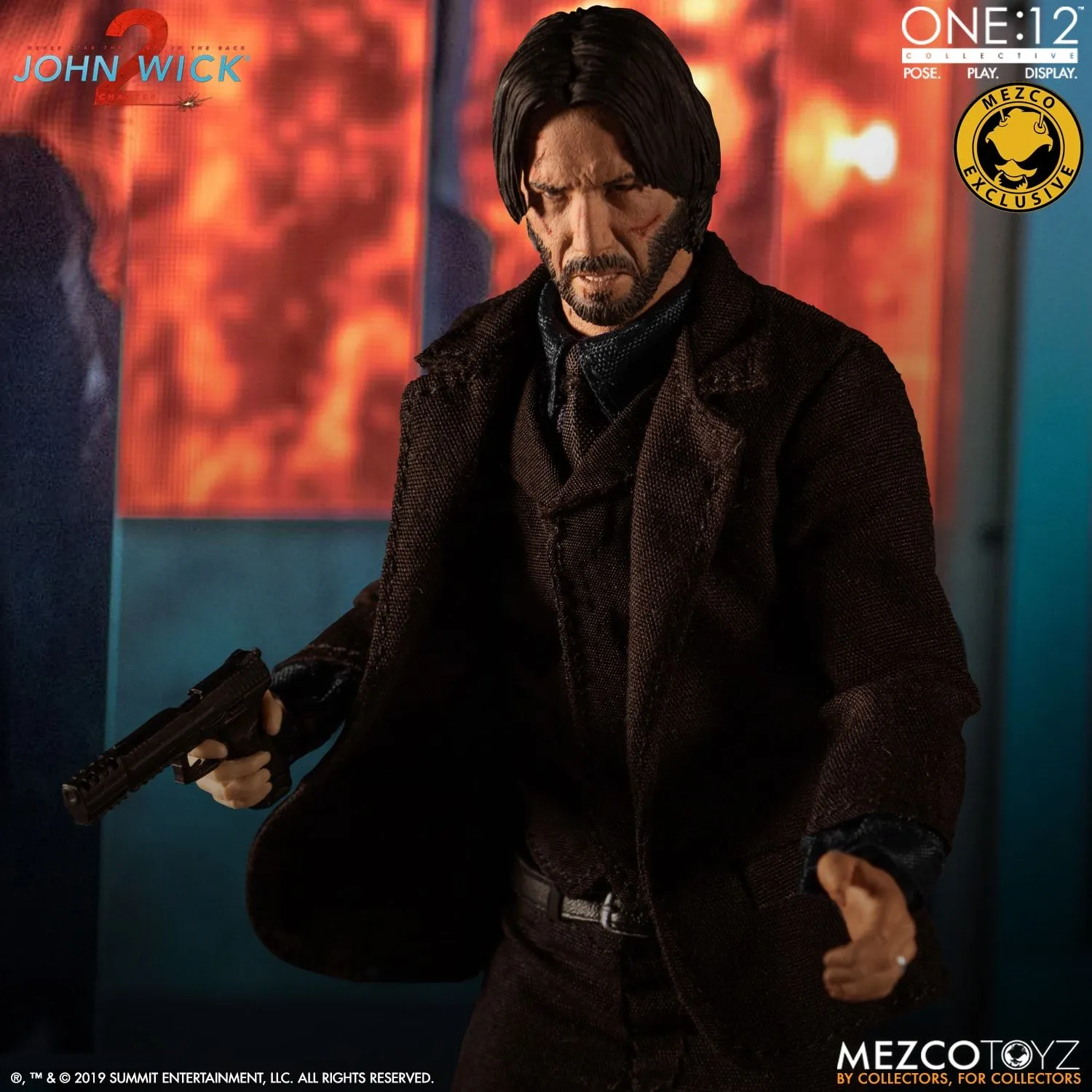 Mezco Toyz ONE:12 Collective John Wick Chapter 2 John Wick Deluxe Edition Exclusive Action Figure
