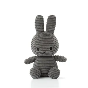 Miffy Sitting Corduroy - Grey