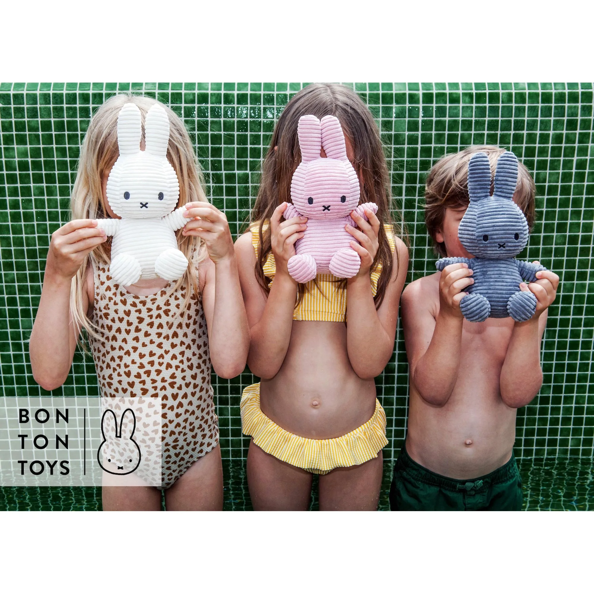 Miffy Sitting Corduroy - Grey