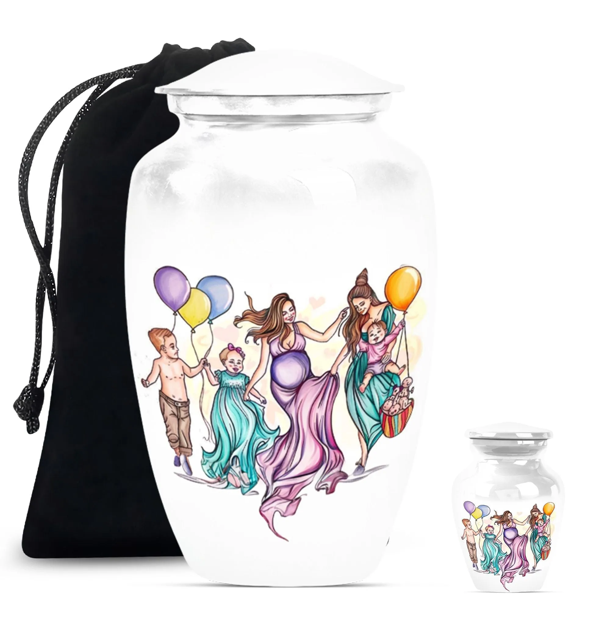 Mother Essence Cremation Tribute: Adult Burial Urn Masterpiece