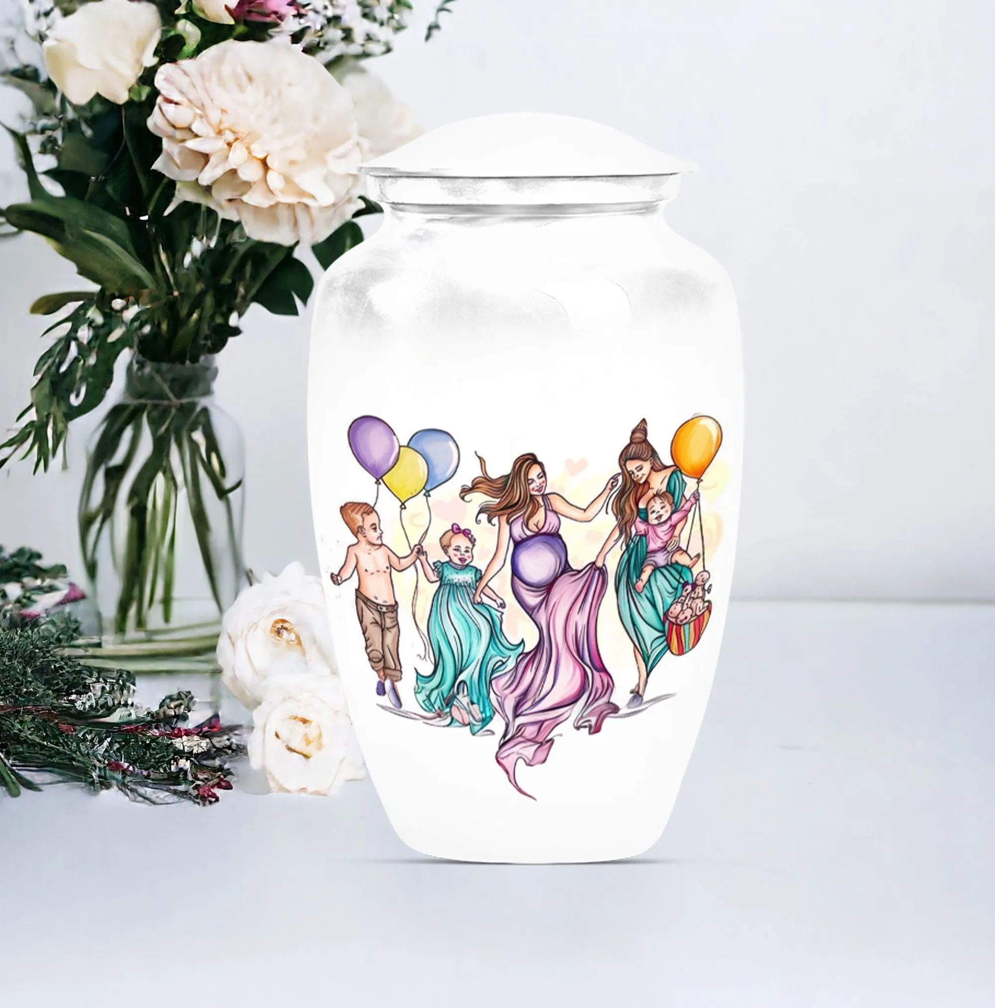 Mother Essence Cremation Tribute: Adult Burial Urn Masterpiece