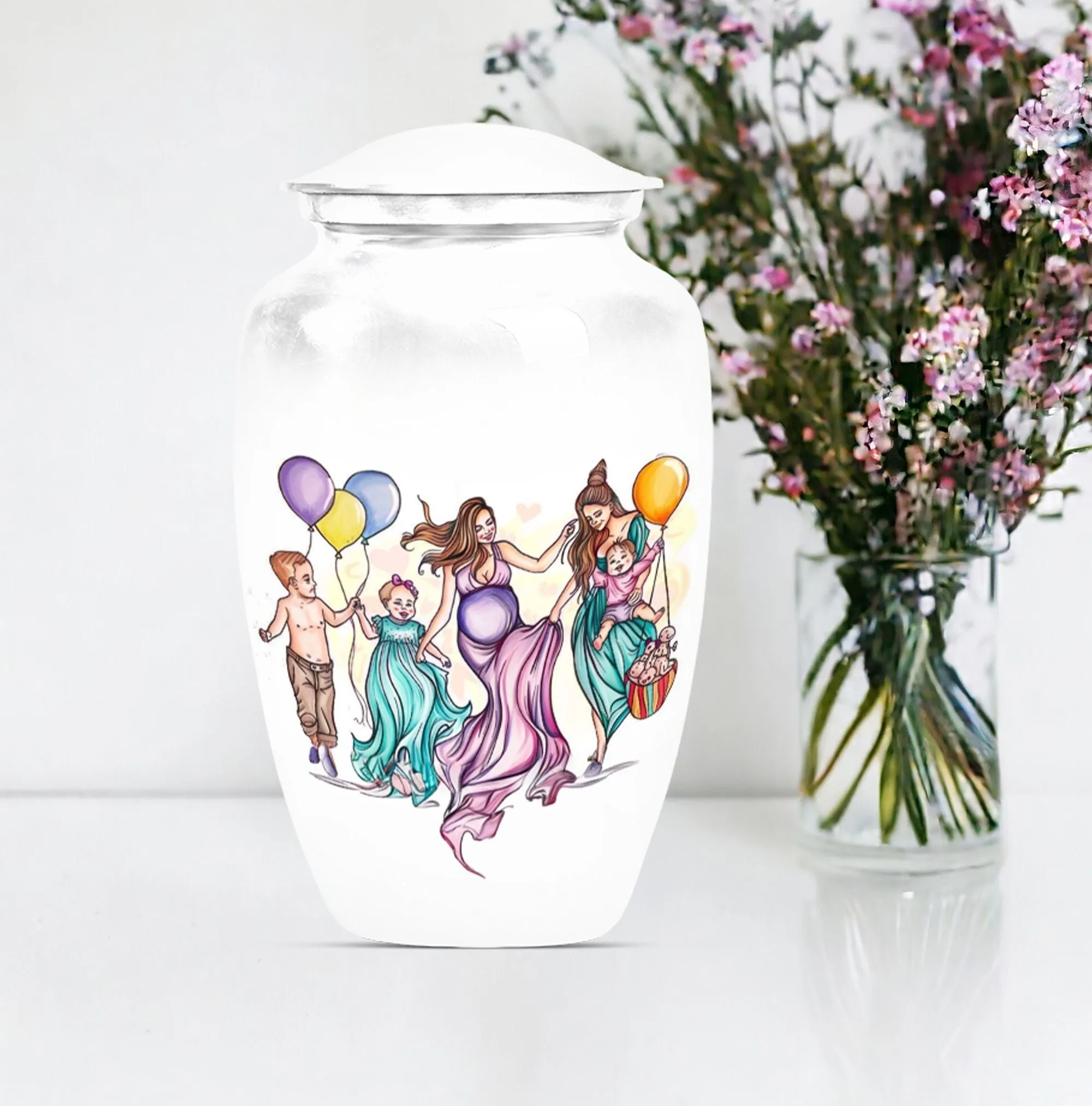 Mother Essence Cremation Tribute: Adult Burial Urn Masterpiece