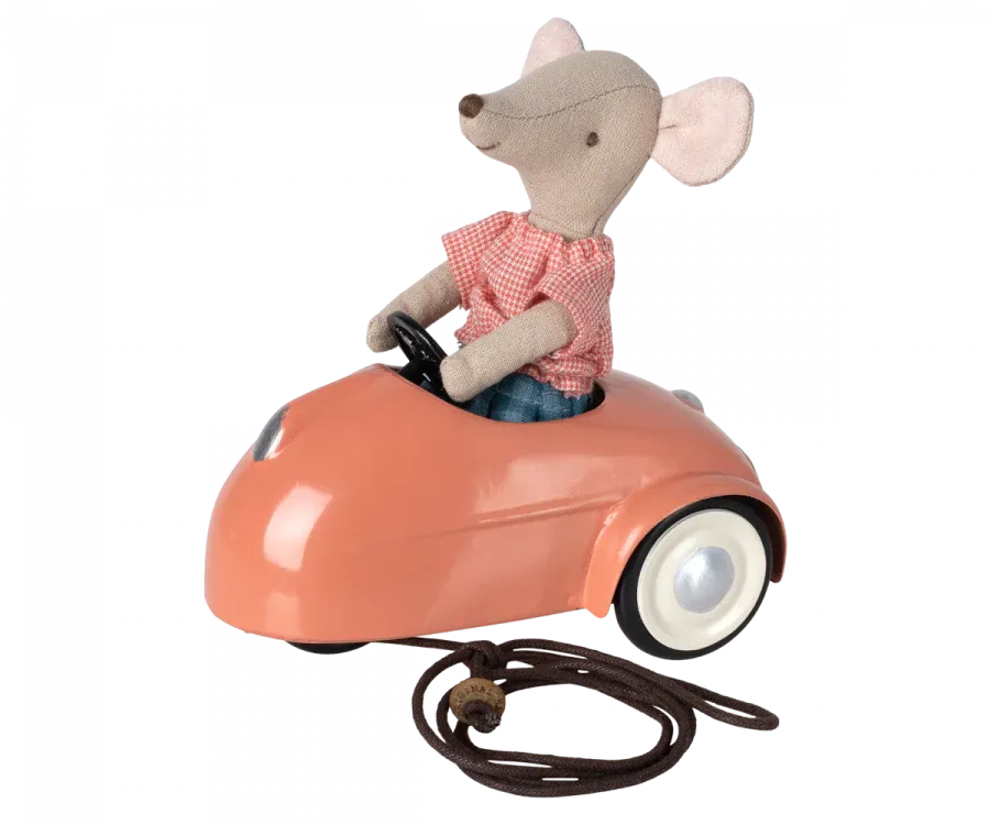 Mouse Car - Coral