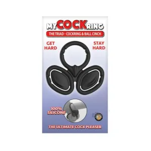 My Cockring The Triad Cockring & Ball Cinch Black