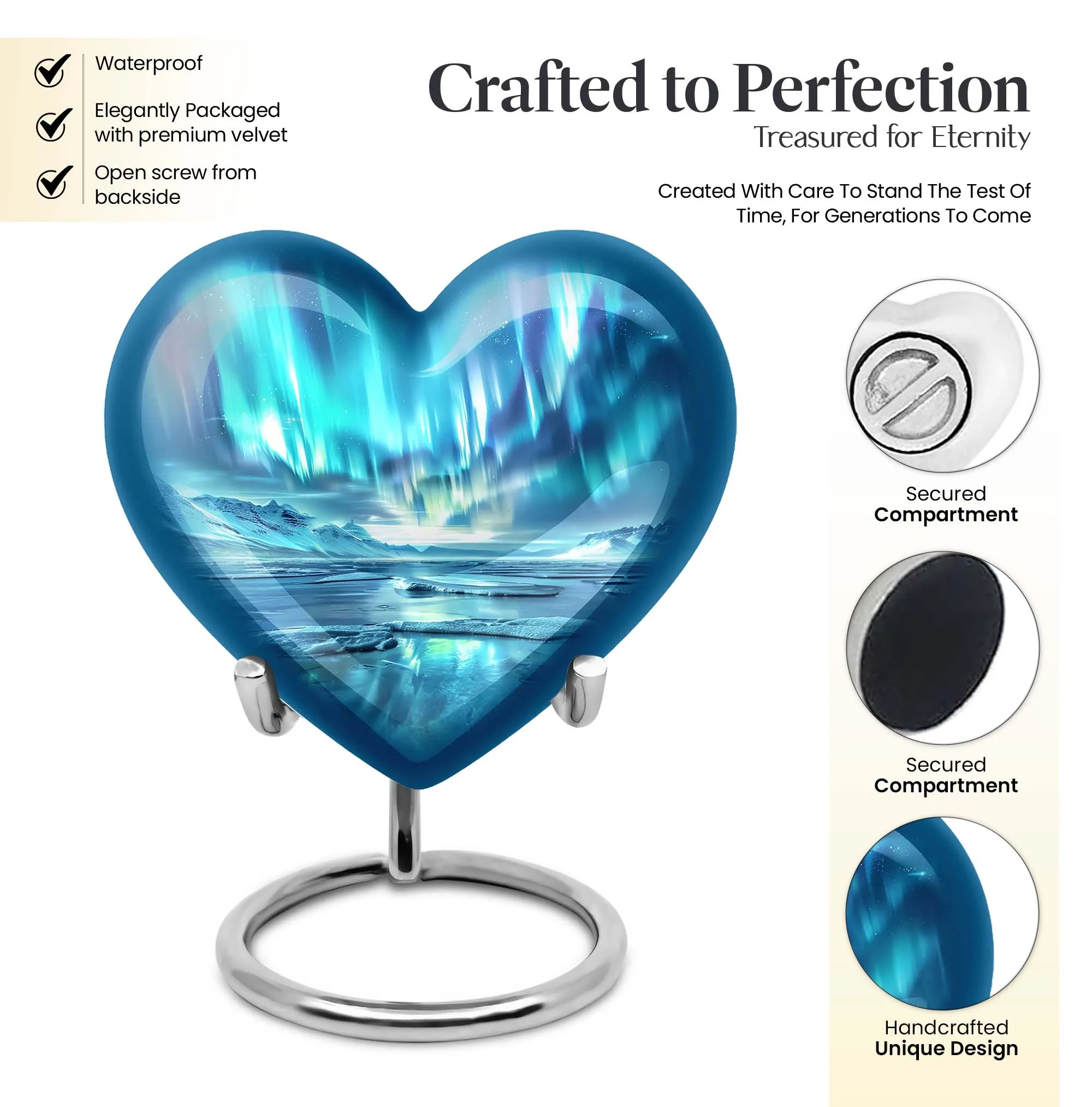 Northern Lights Urn, The Ultimate Tribute, Memorial Urn