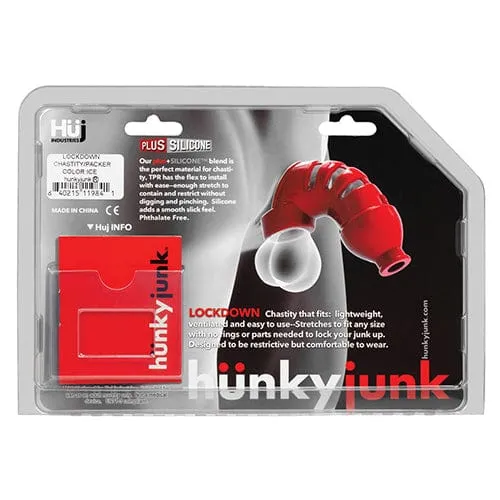 Oxballs - Huj Hunky Junk Lockdown Silicone Chastity Cage (Ice)