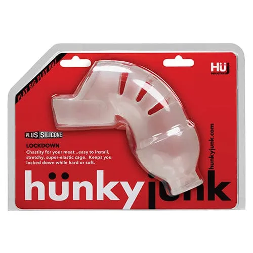 Oxballs - Huj Hunky Junk Lockdown Silicone Chastity Cage (Ice)