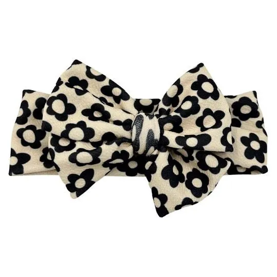 Pansy Floral Headwrap