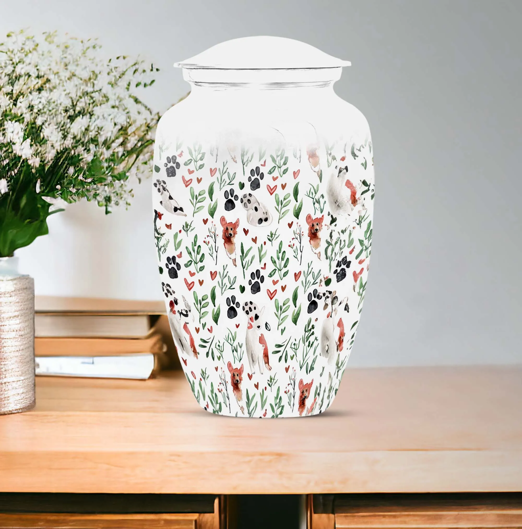 PAWS Urn Elegance - Grand Memorial Burial Urn for Beloved