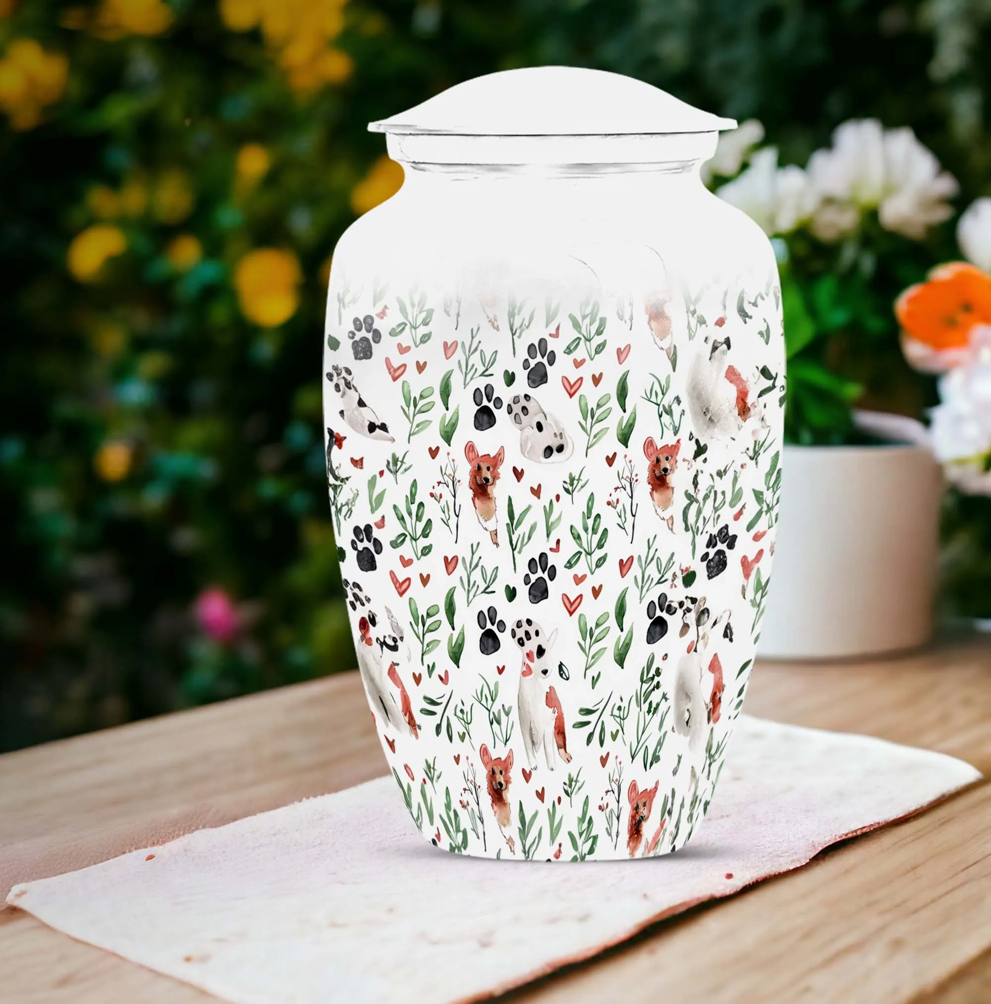 PAWS Urn Elegance - Grand Memorial Burial Urn for Beloved