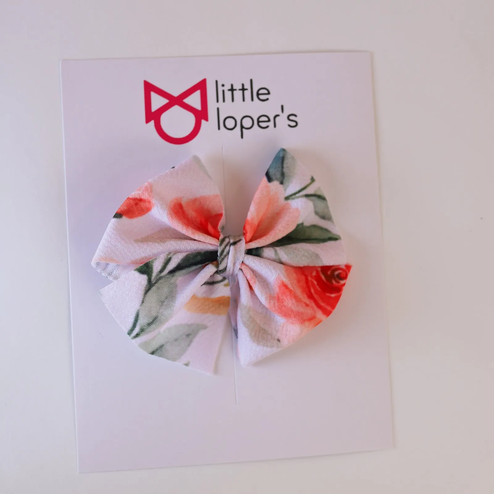 Peachy Floral Butterfly and Dainty