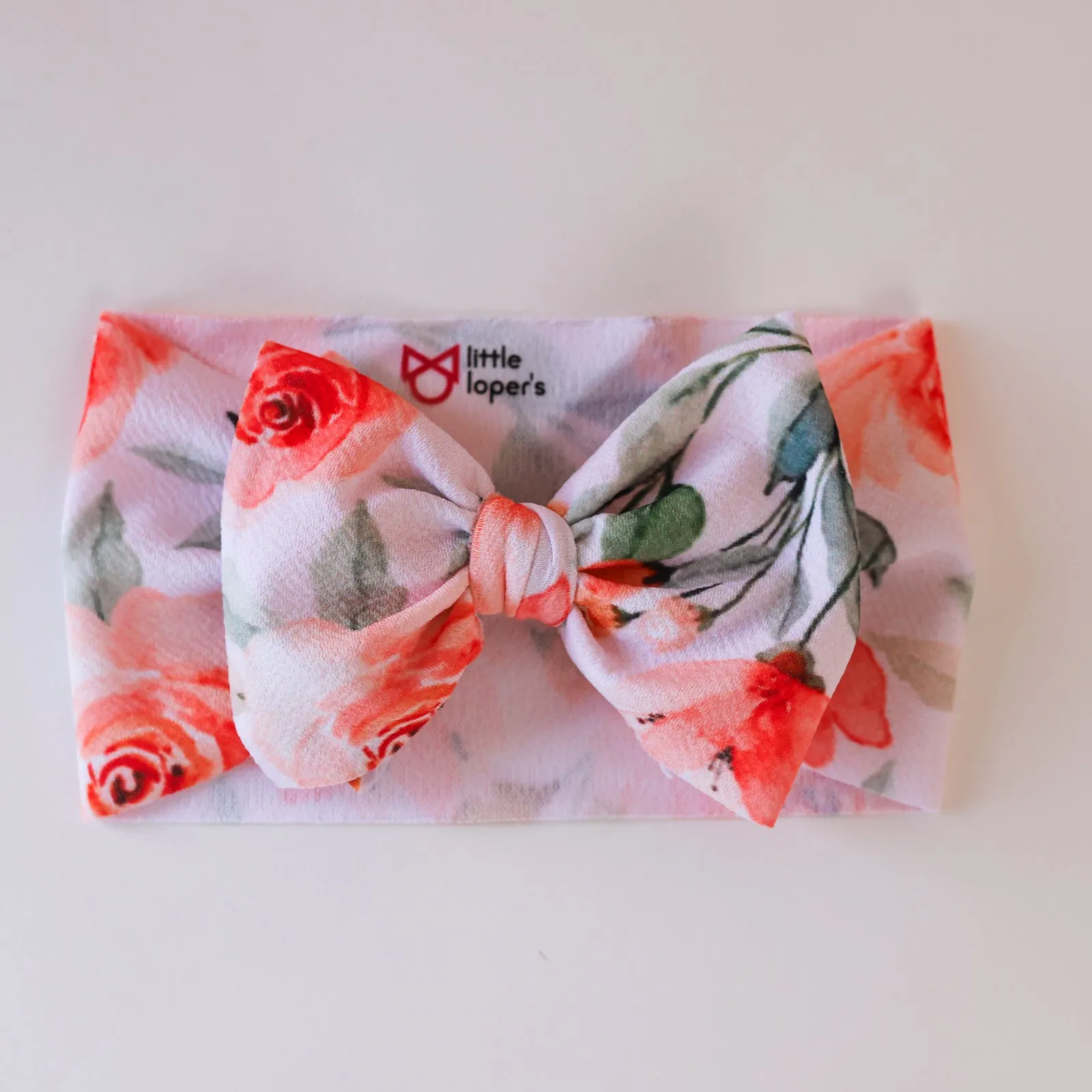 Peachy Floral Headwrap