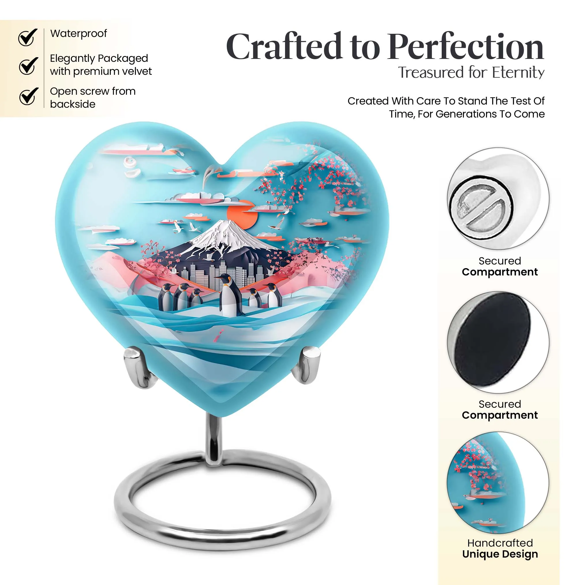 Penguin Urn: Honoring Memories with Eternal Love