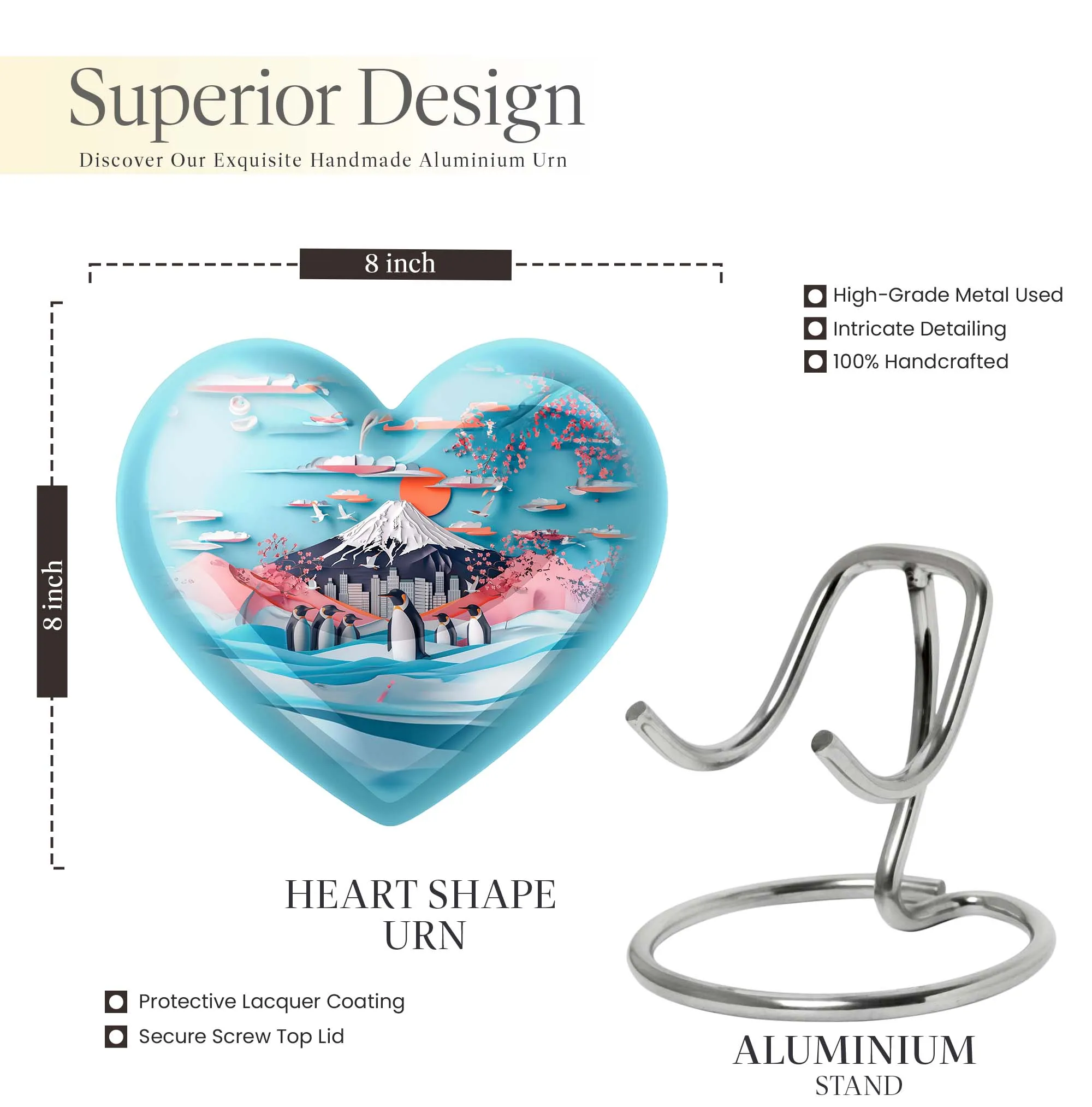 Penguin Urn: Honoring Memories with Eternal Love