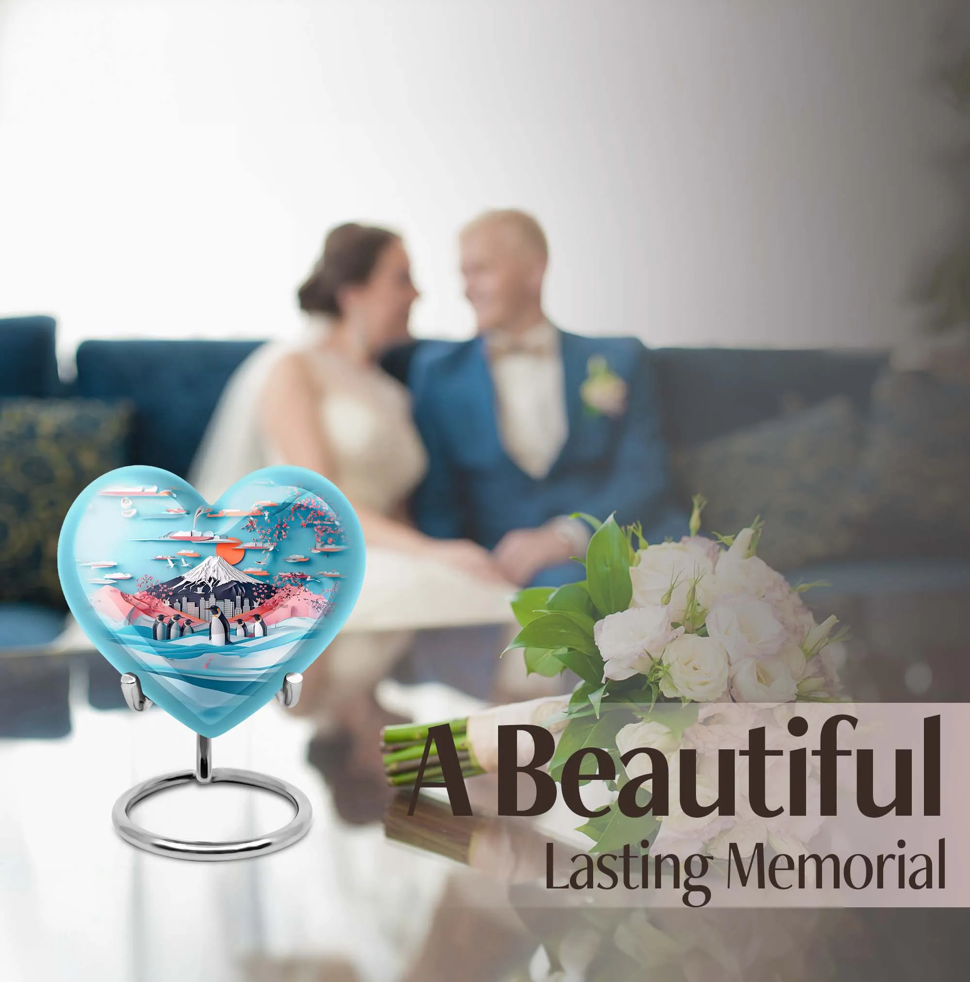Penguin Urn: Honoring Memories with Eternal Love