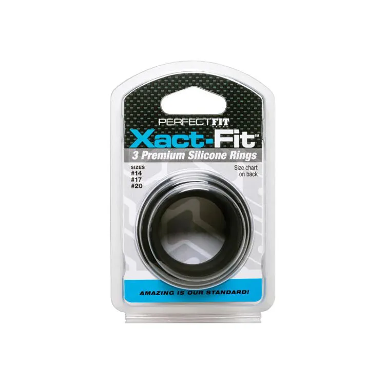 Perfect Fit Xact Fit 3pc Cock Ring Set