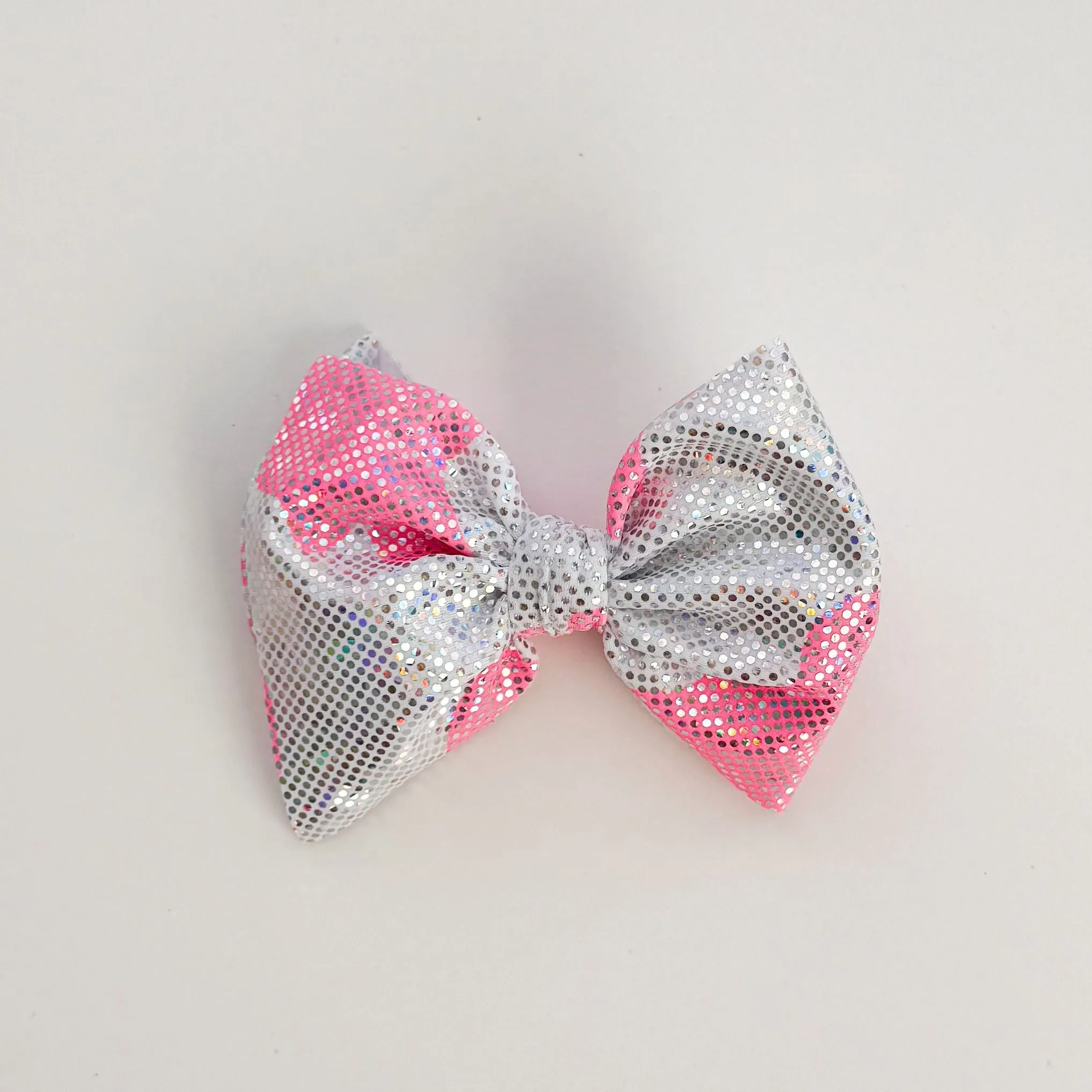 Pink Cow Shimmer Bow