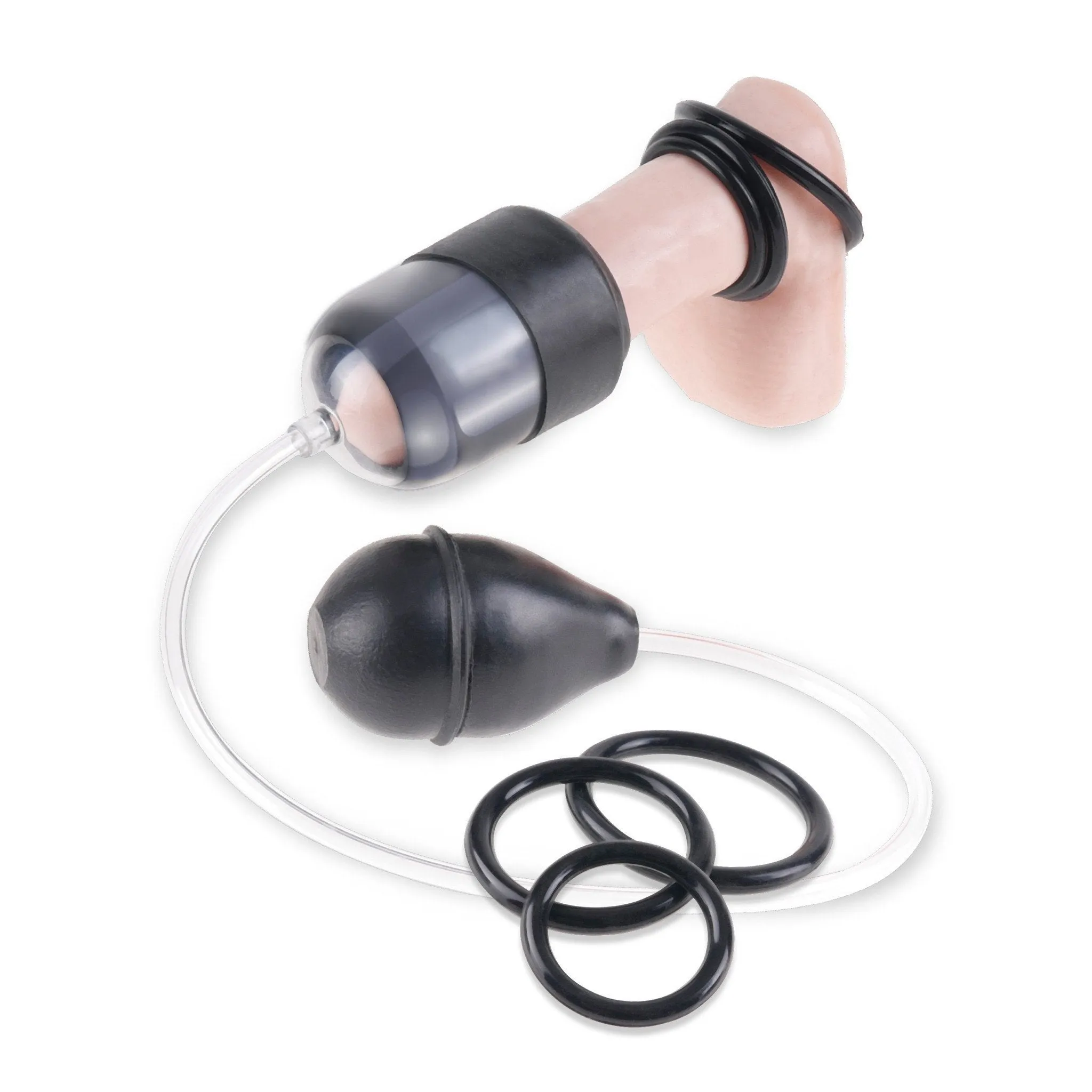 Pipedream - Fetish Fantasy Series Suck N’ Stroke Head Pump (Black)