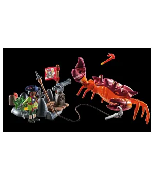 PLAYMOBIL Pirates Battle Against the Giant Crab Playset