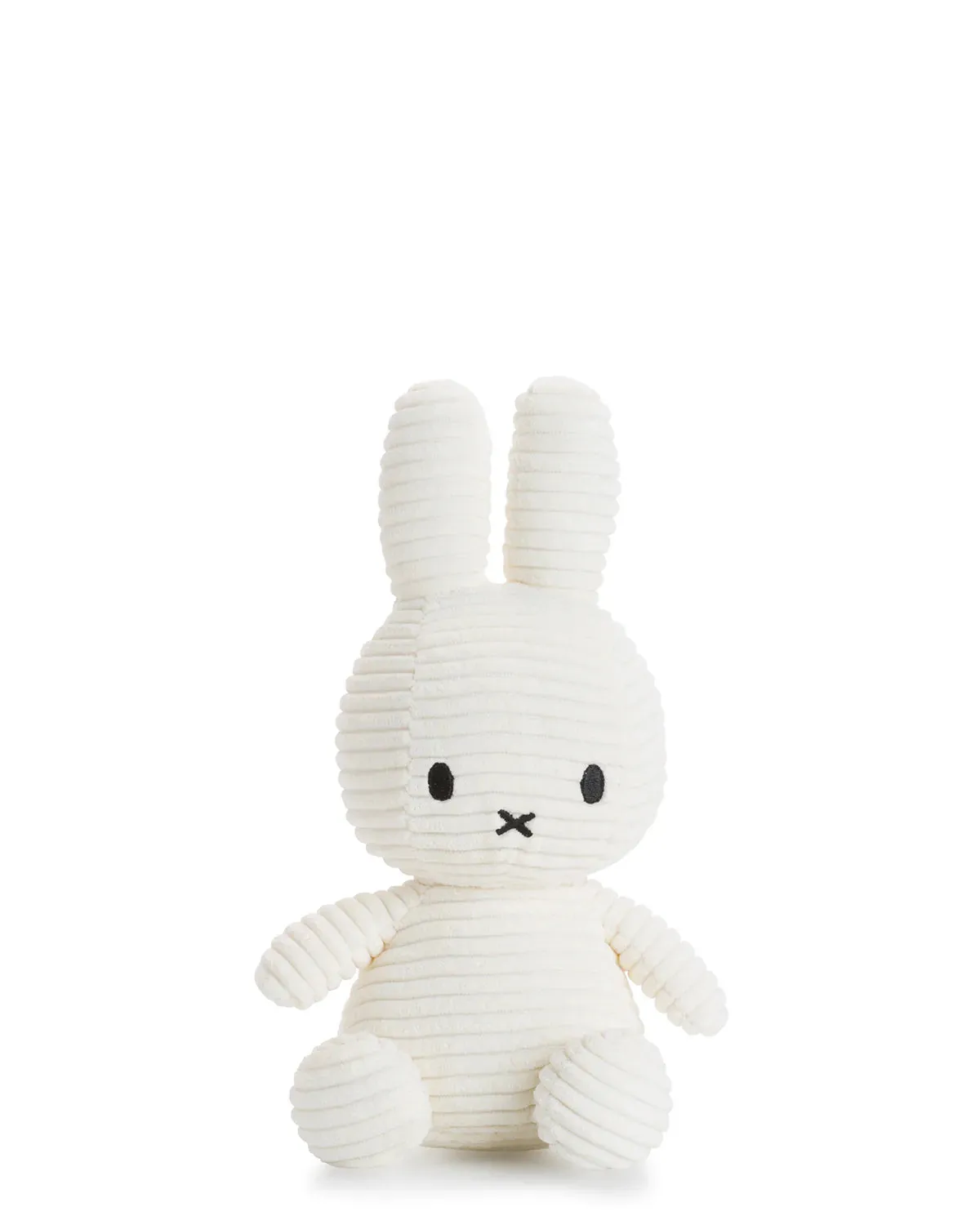 Plush MIFFY Sitting Corduroy 9" Off White