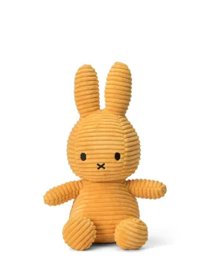 Plush MIFFY Sitting Corduroy 9" Yellow