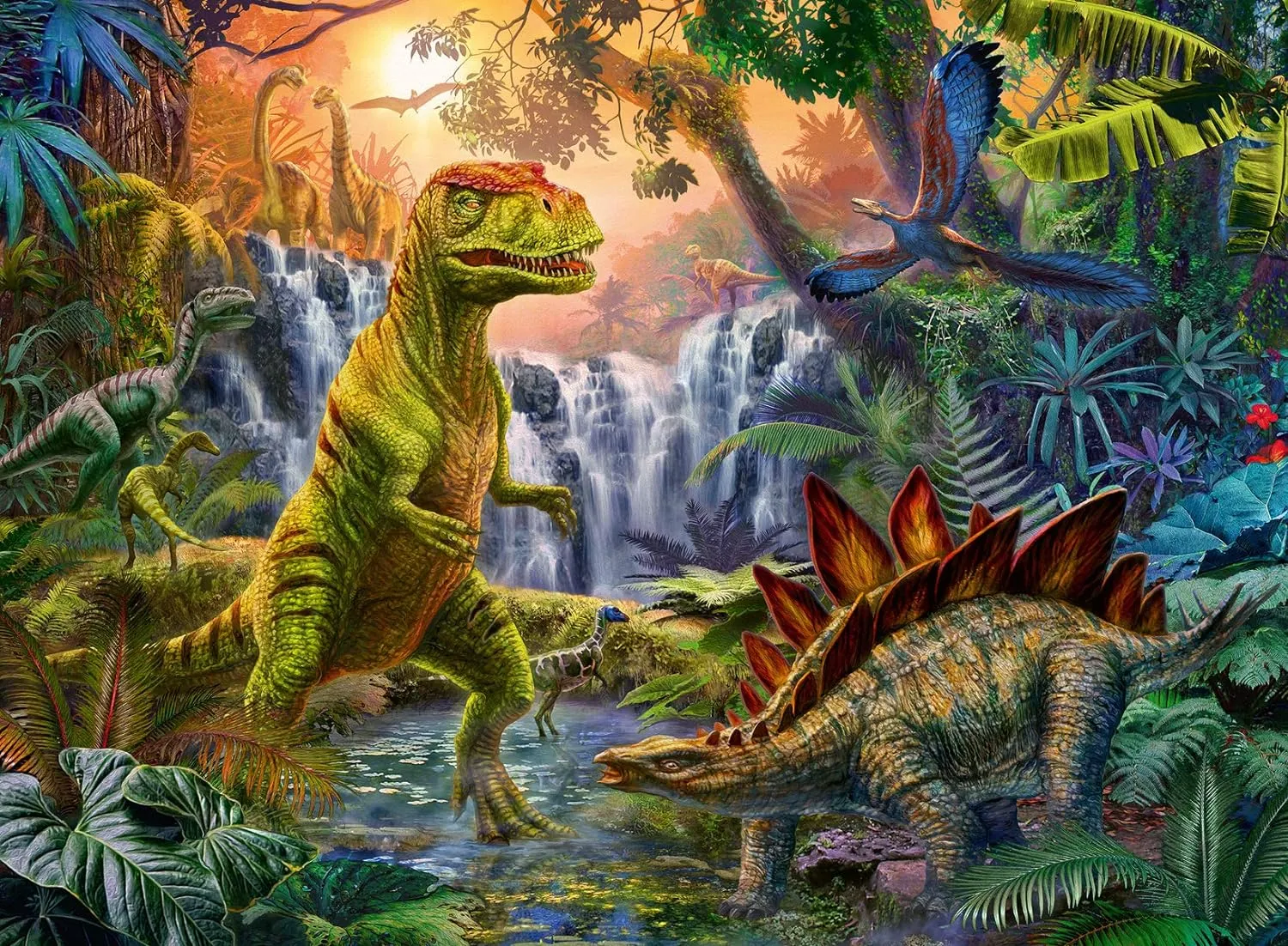 Prehistoric Oasis 100pc Puzzle